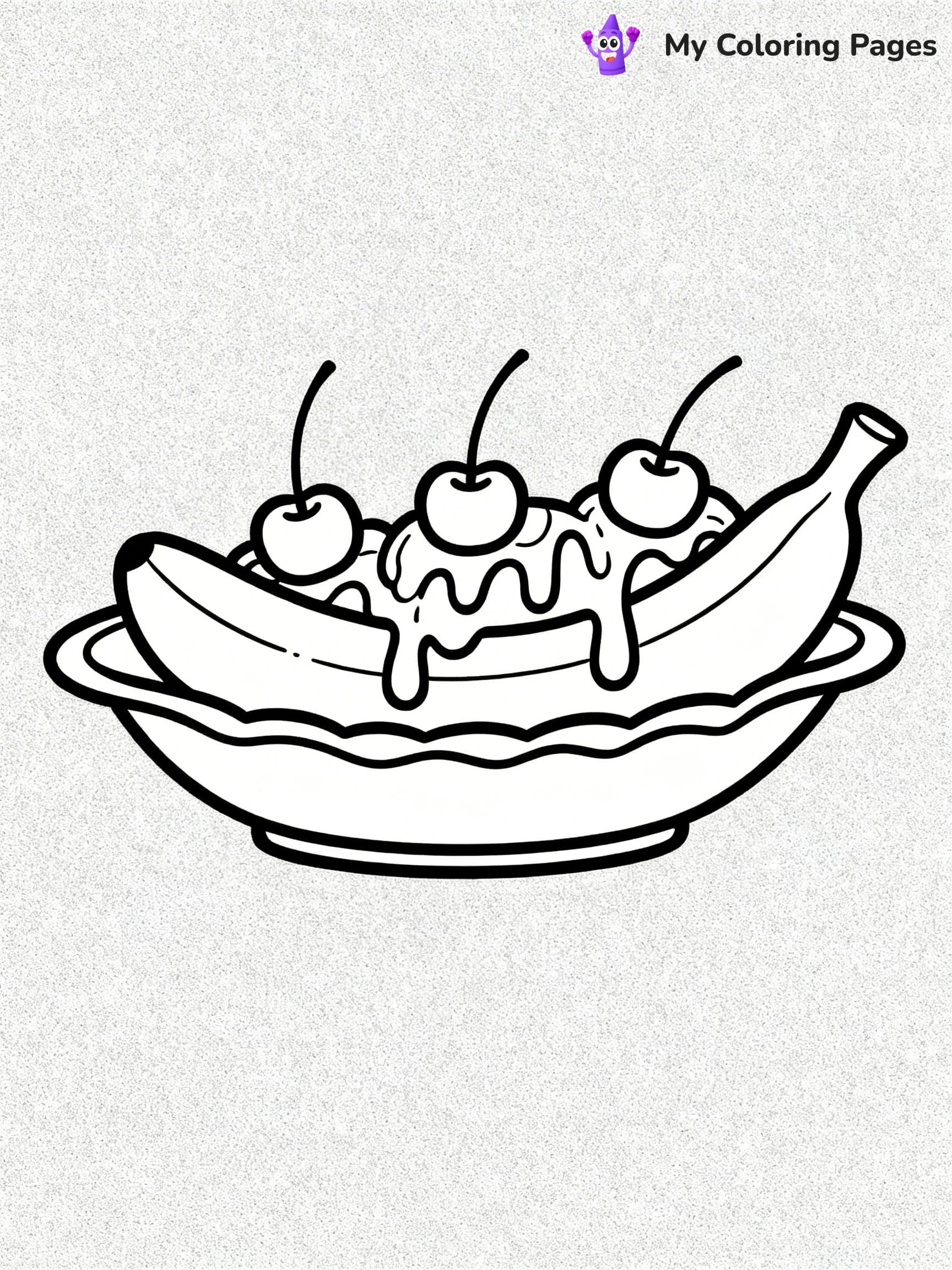 Banana Split Coloring Pages - 14