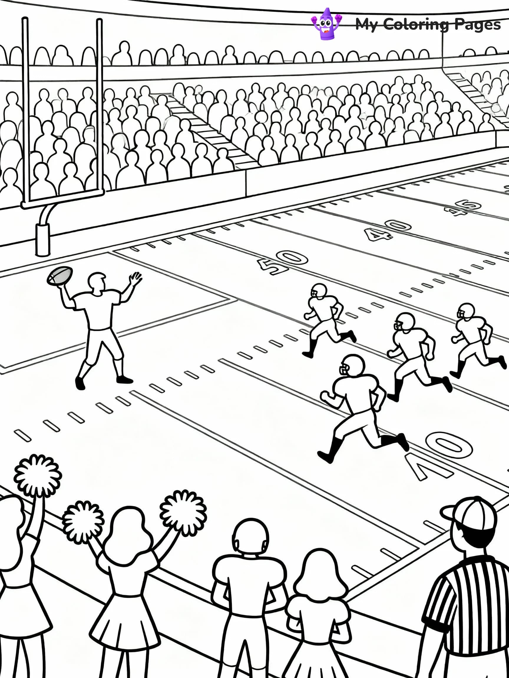 Football Coloring Pages - 24