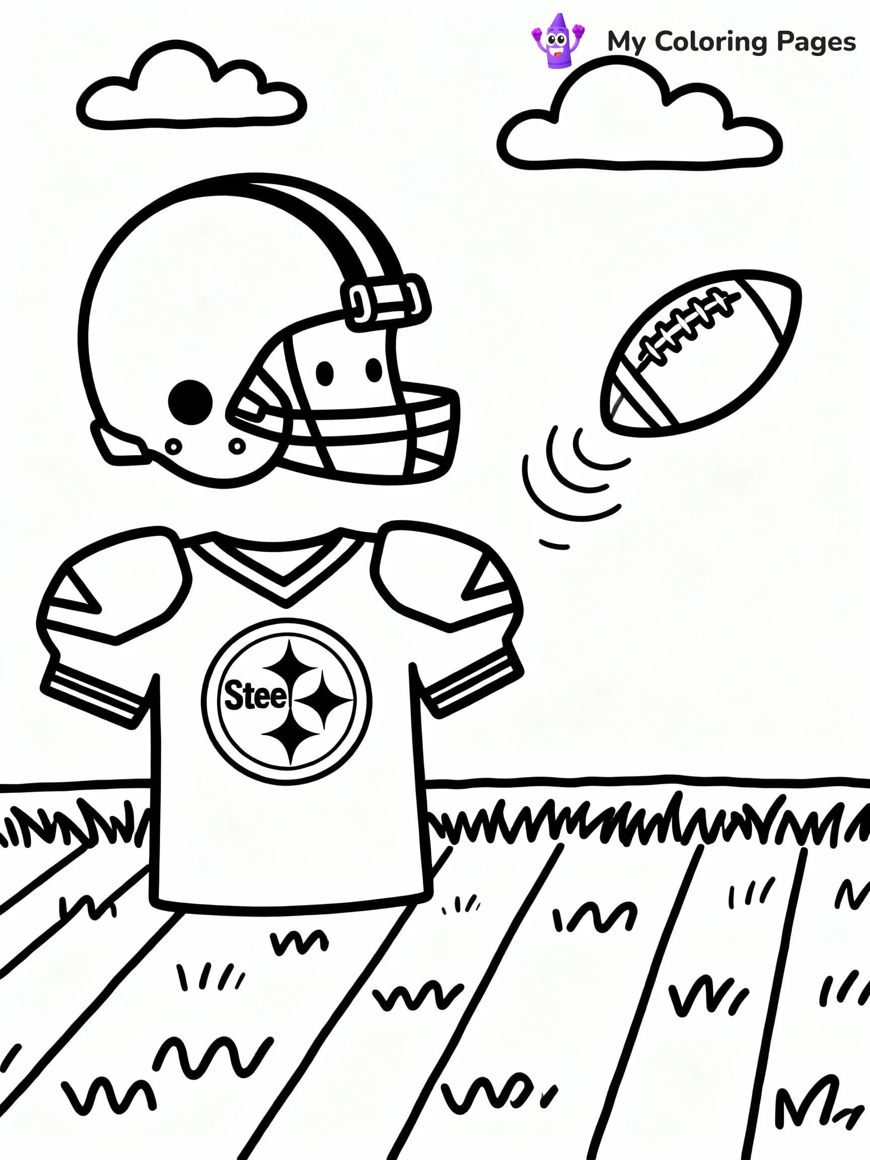 Football Coloring Pages - 22