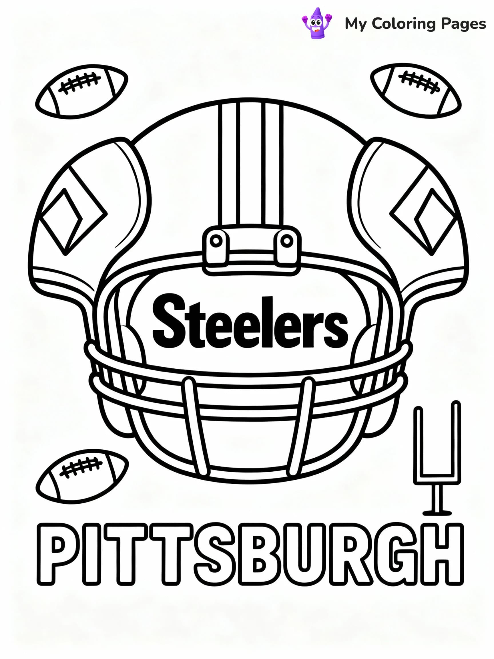 Football Coloring Pages - 19