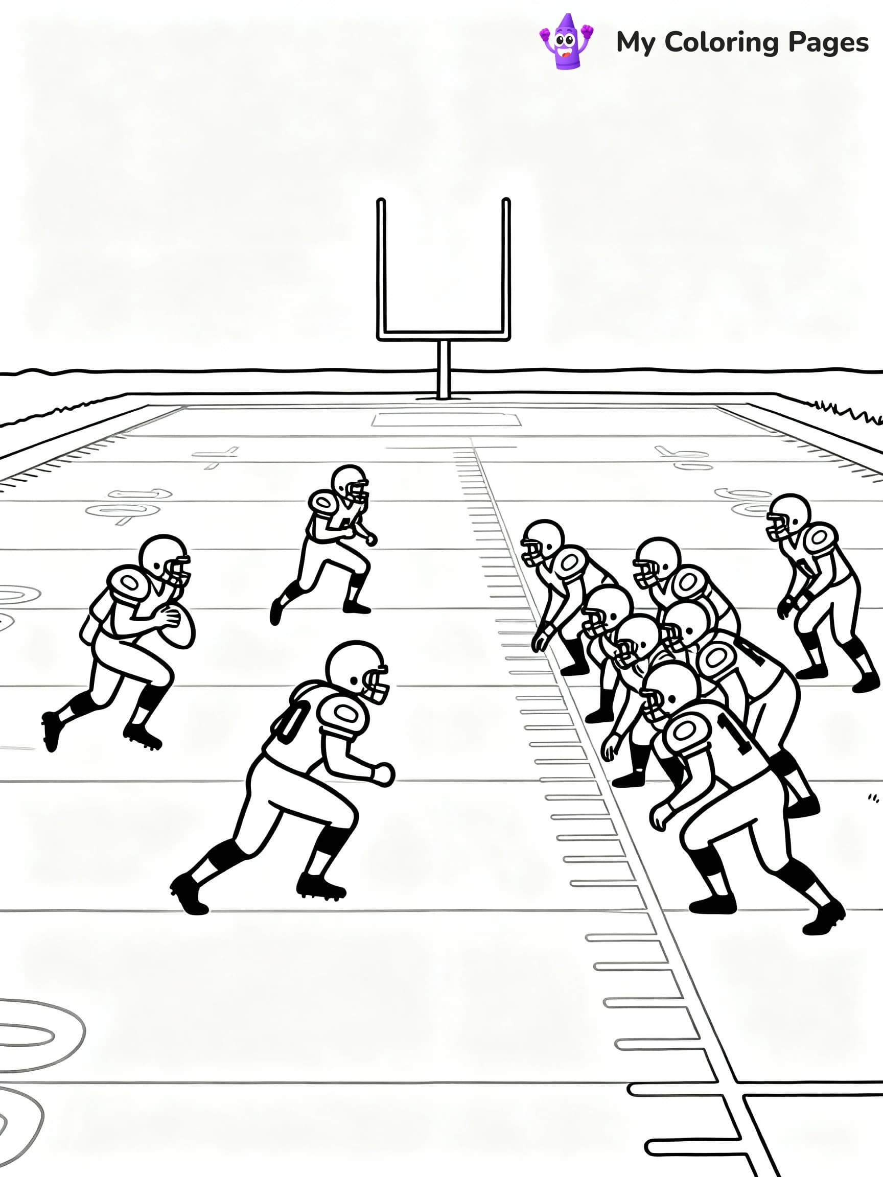 Football Coloring Pages - 13