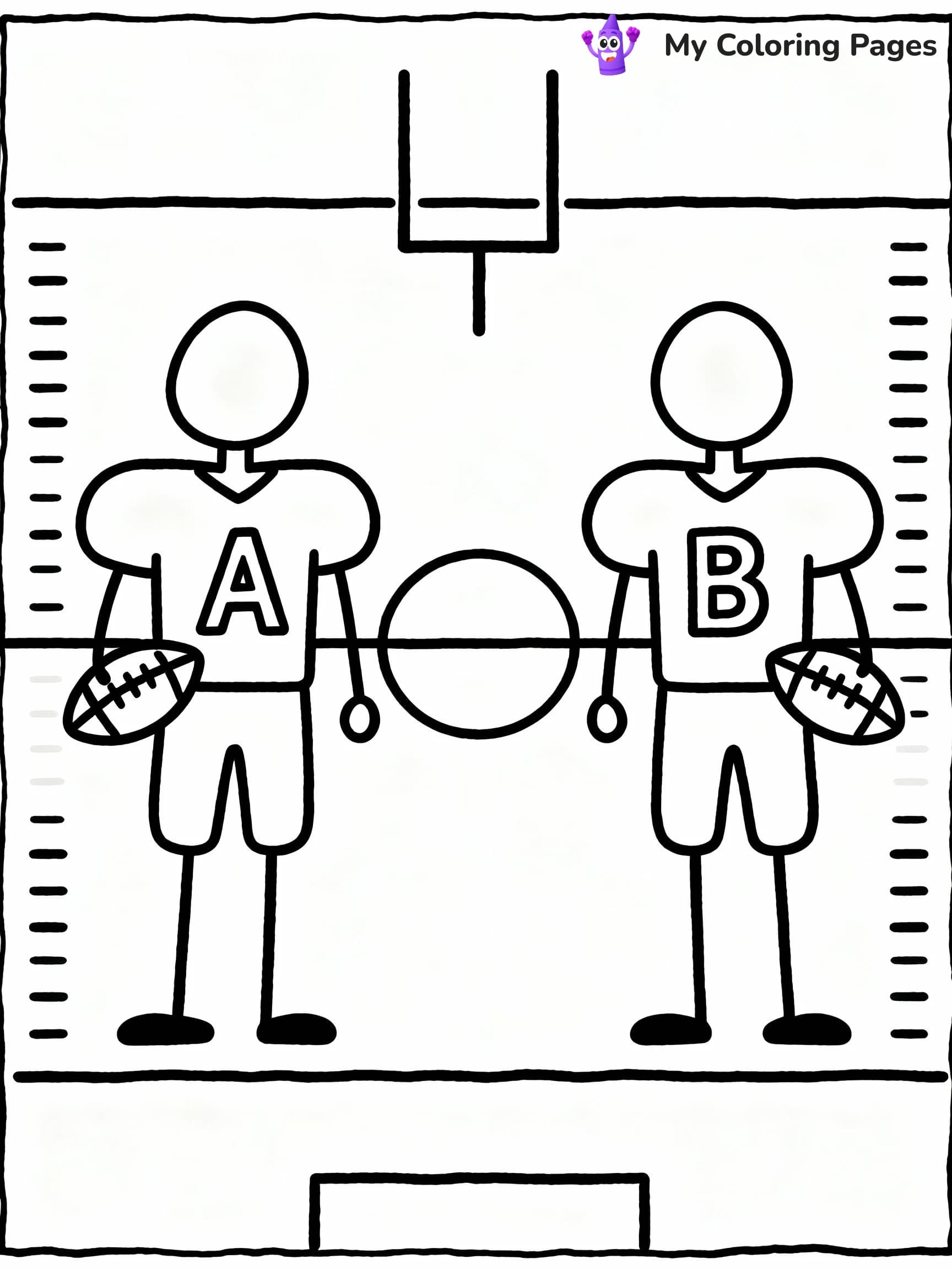 Football Coloring Pages - 12