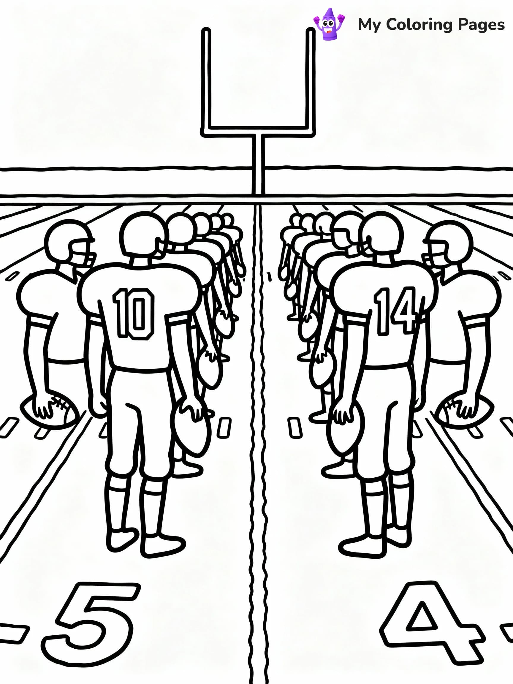 Football Coloring Pages - 10