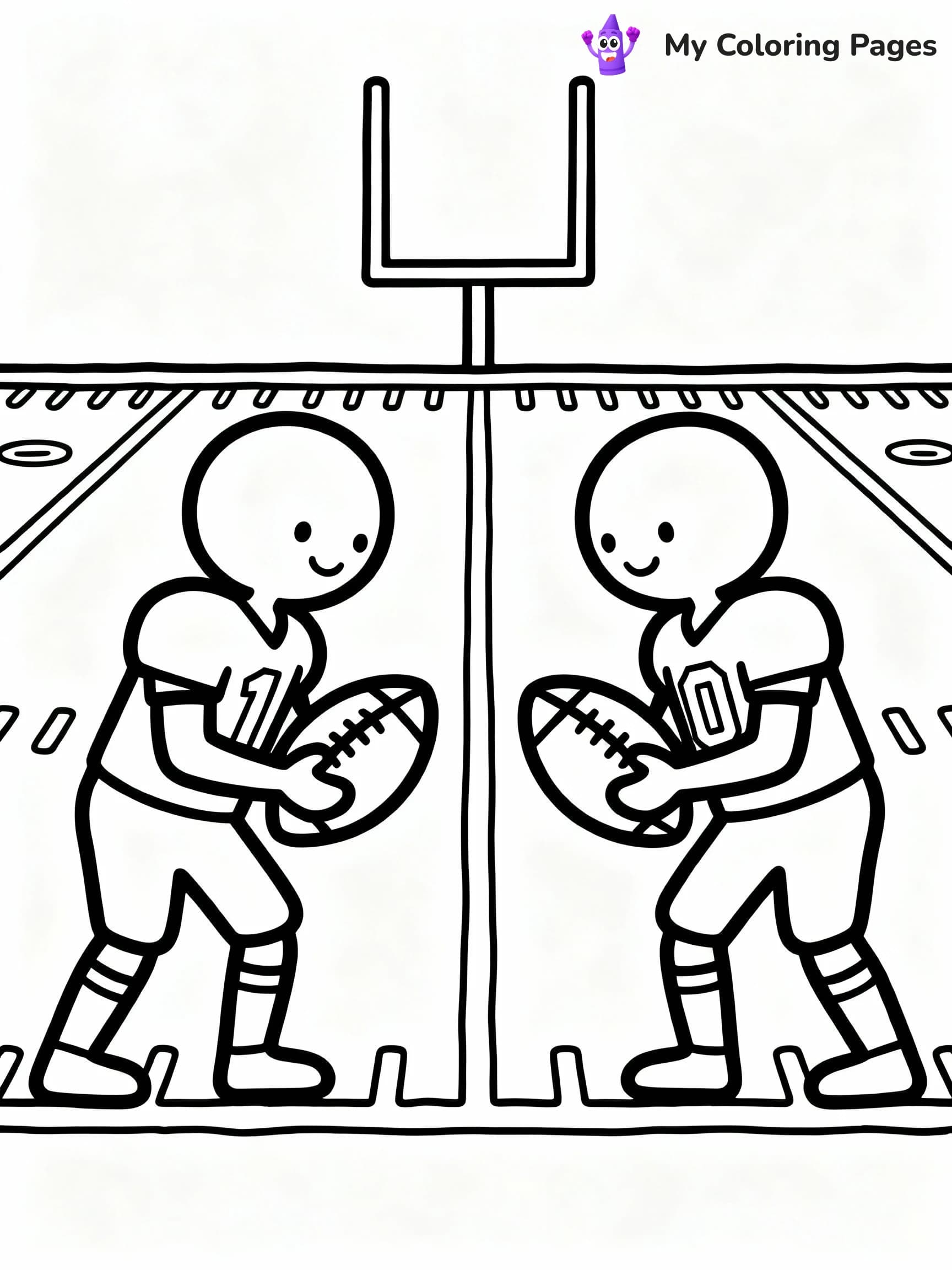 Football Coloring Pages - 9