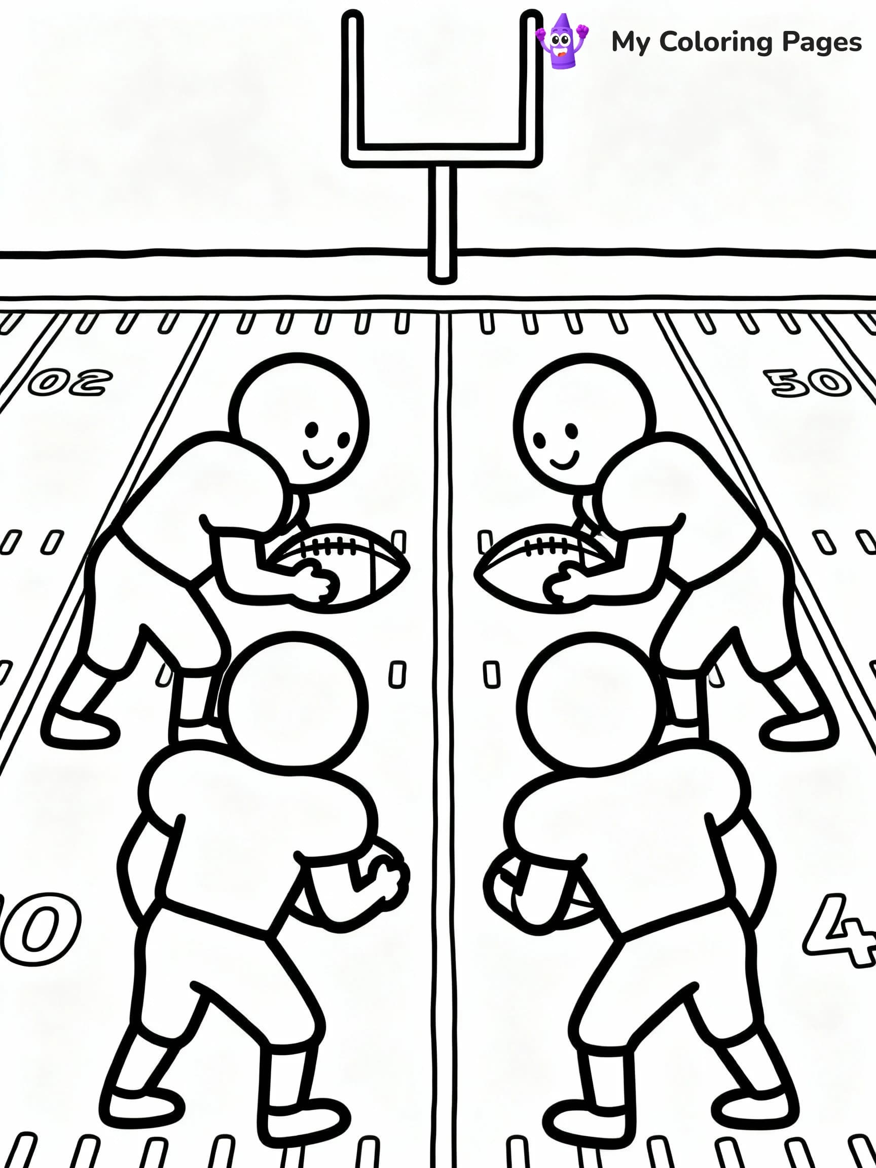 Football Coloring Pages - 6