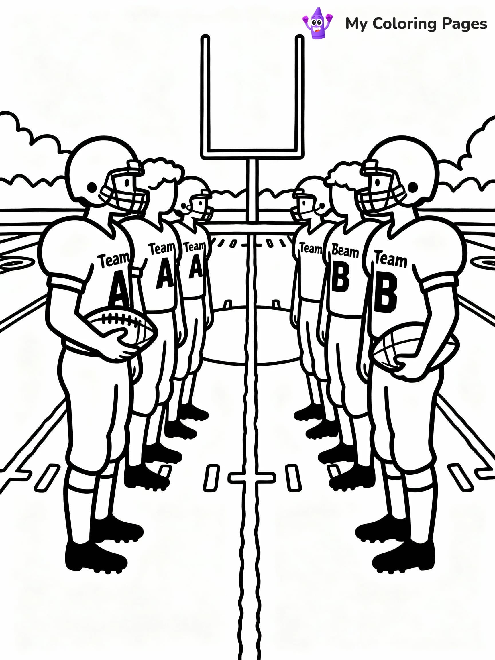 Football Coloring Pages - 5