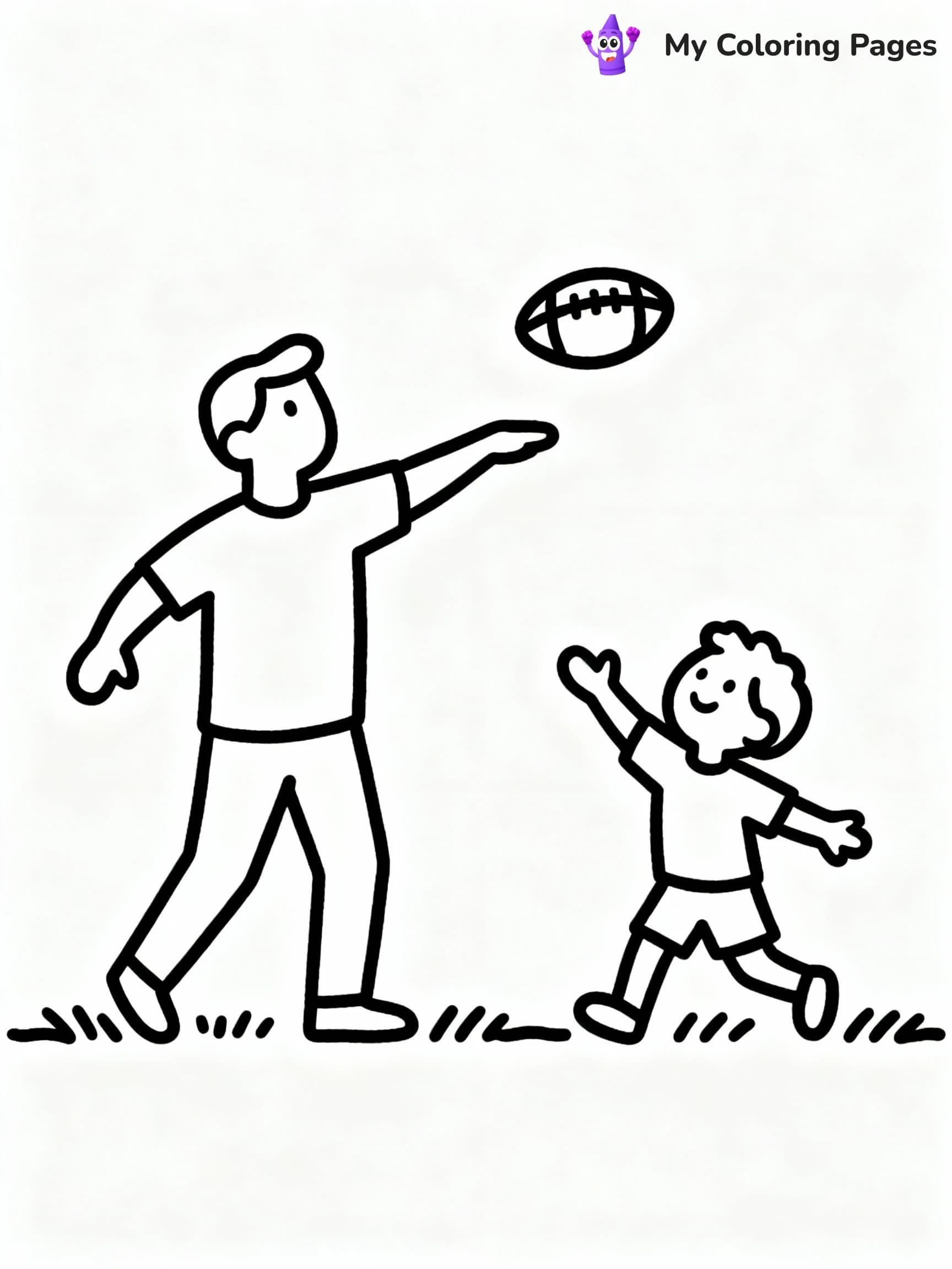 Football Coloring Pages - 1
