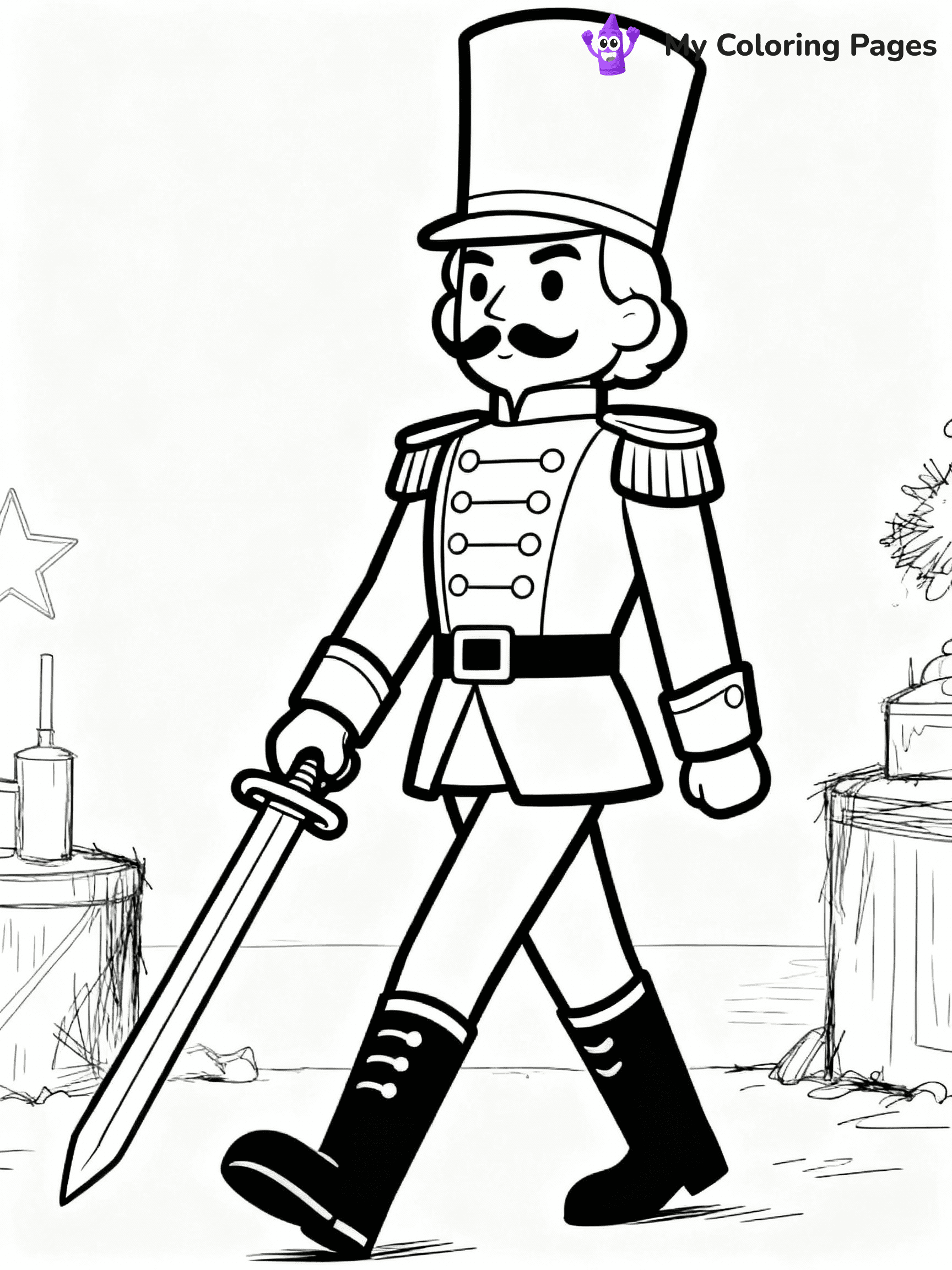 Nutcracker Coloring Pages - 1