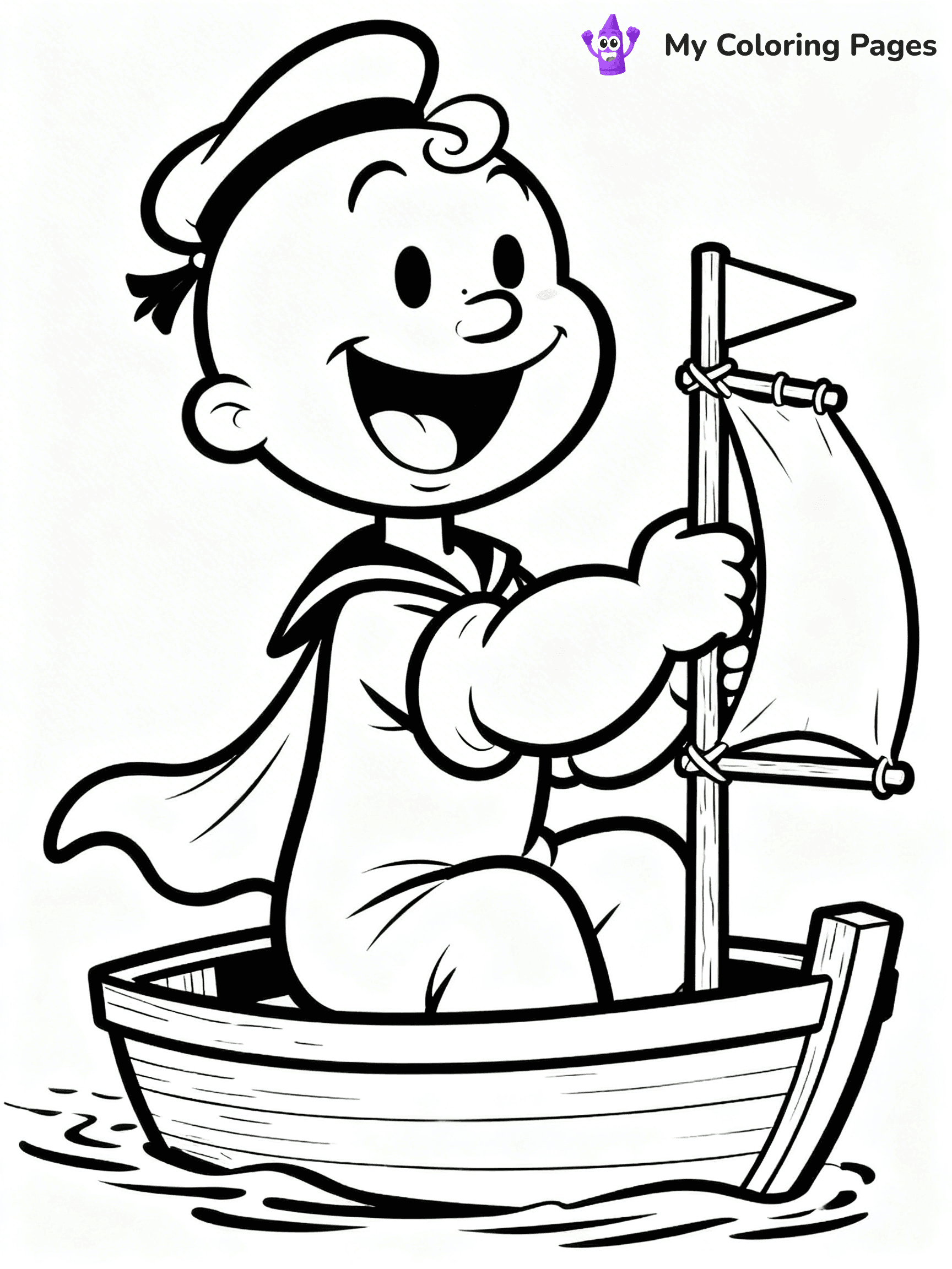 Popeye Coloring Pages - 24