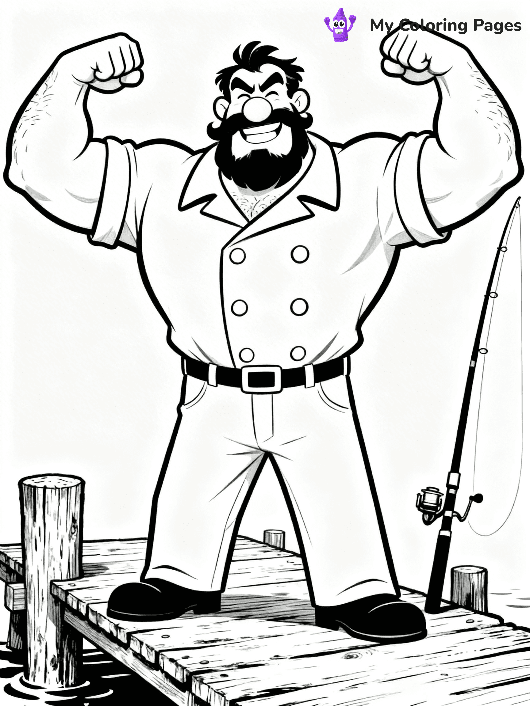Popeye Coloring Pages - 22