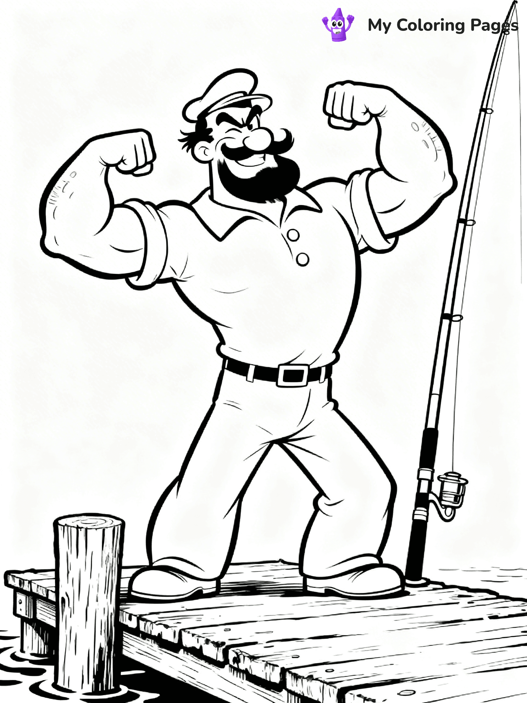 Popeye Coloring Pages - 20