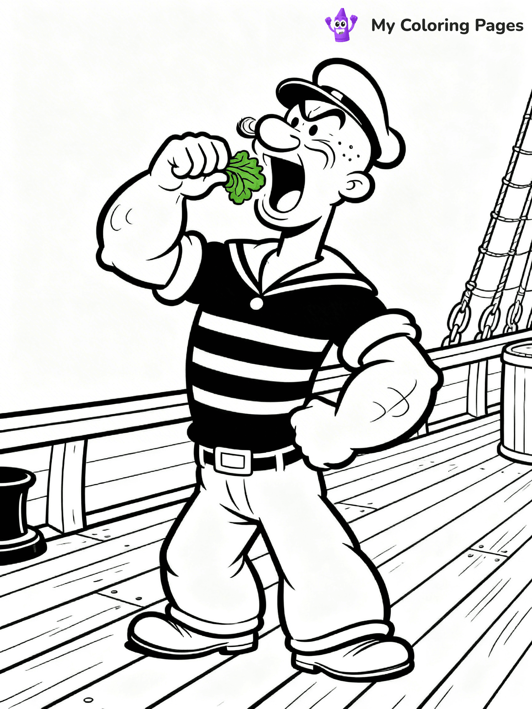 Popeye Coloring Pages - 12