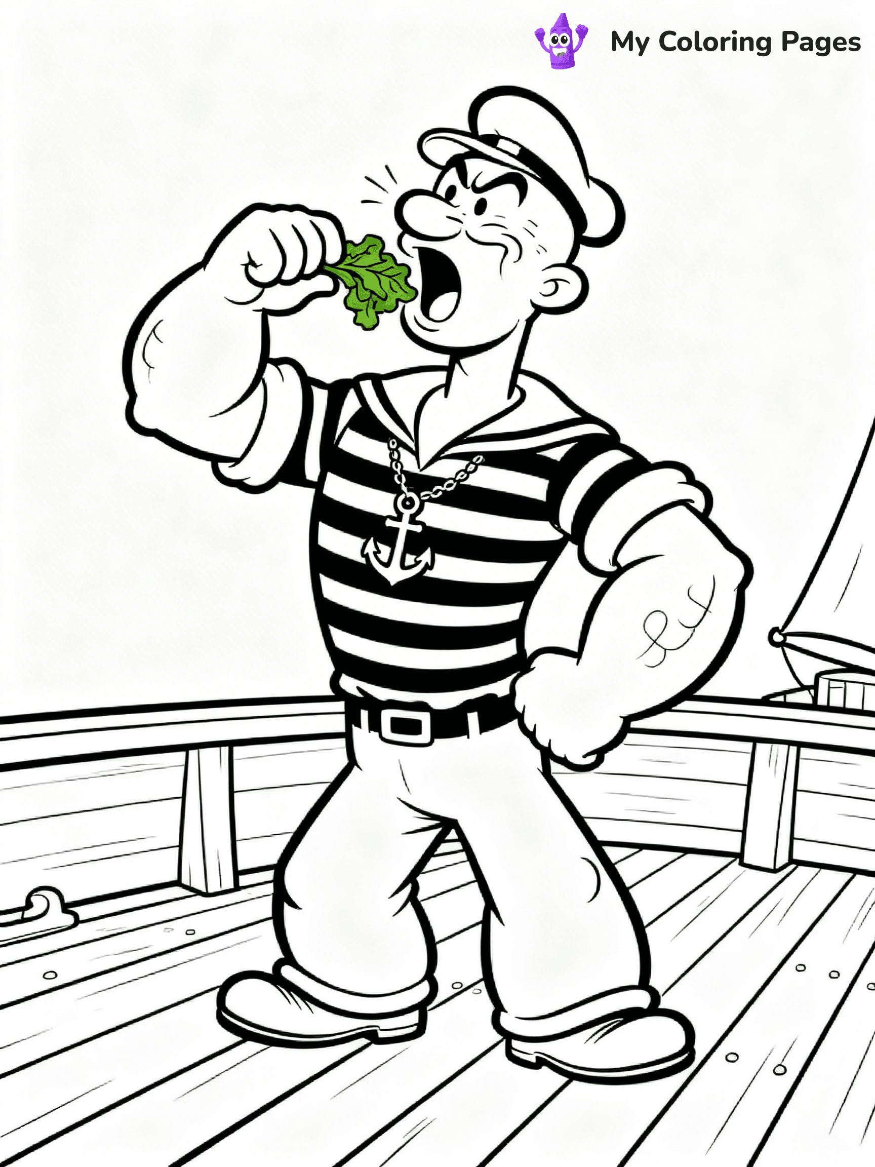Popeye Coloring Pages - 11