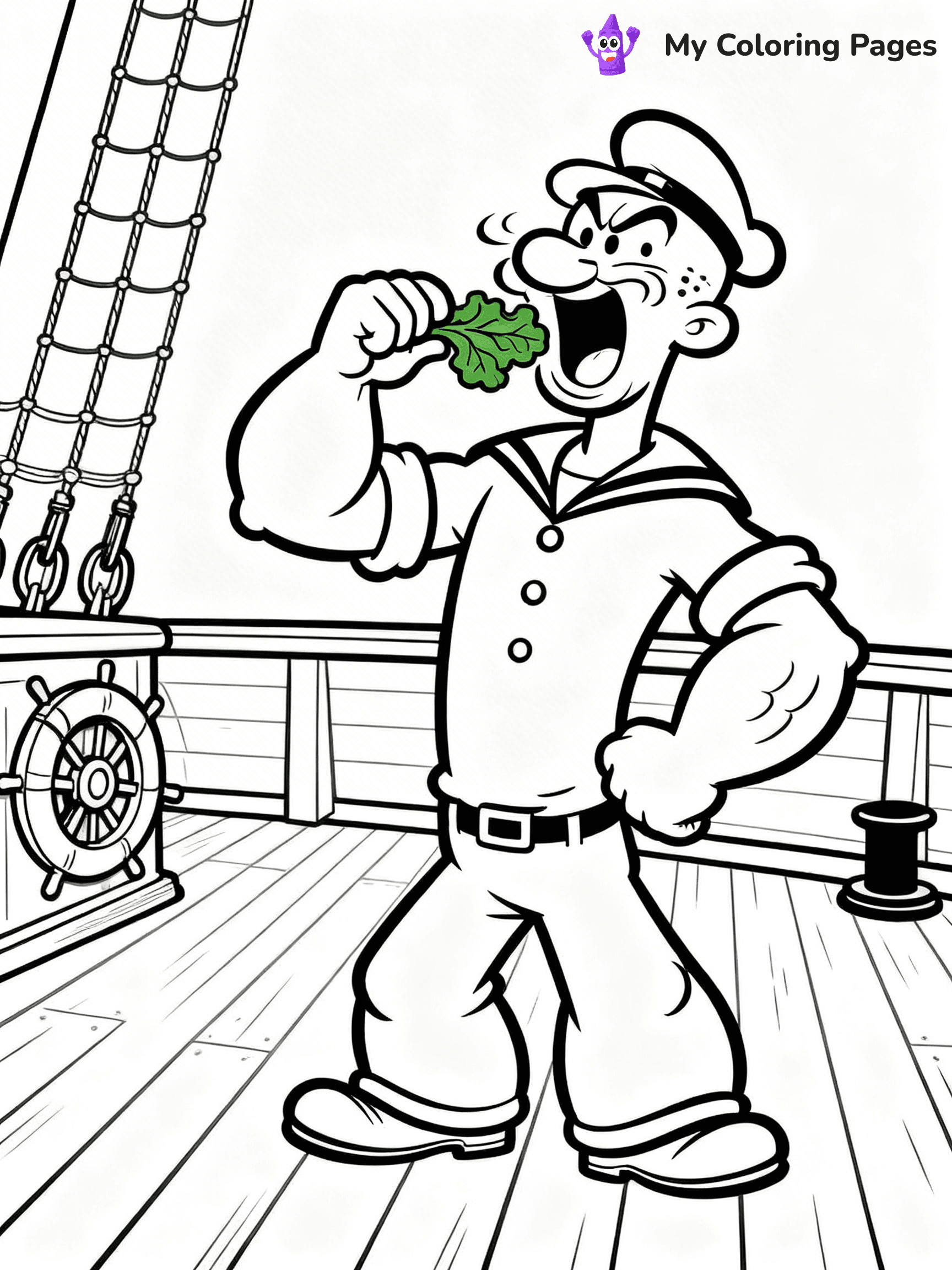 Popeye Coloring Pages - 10