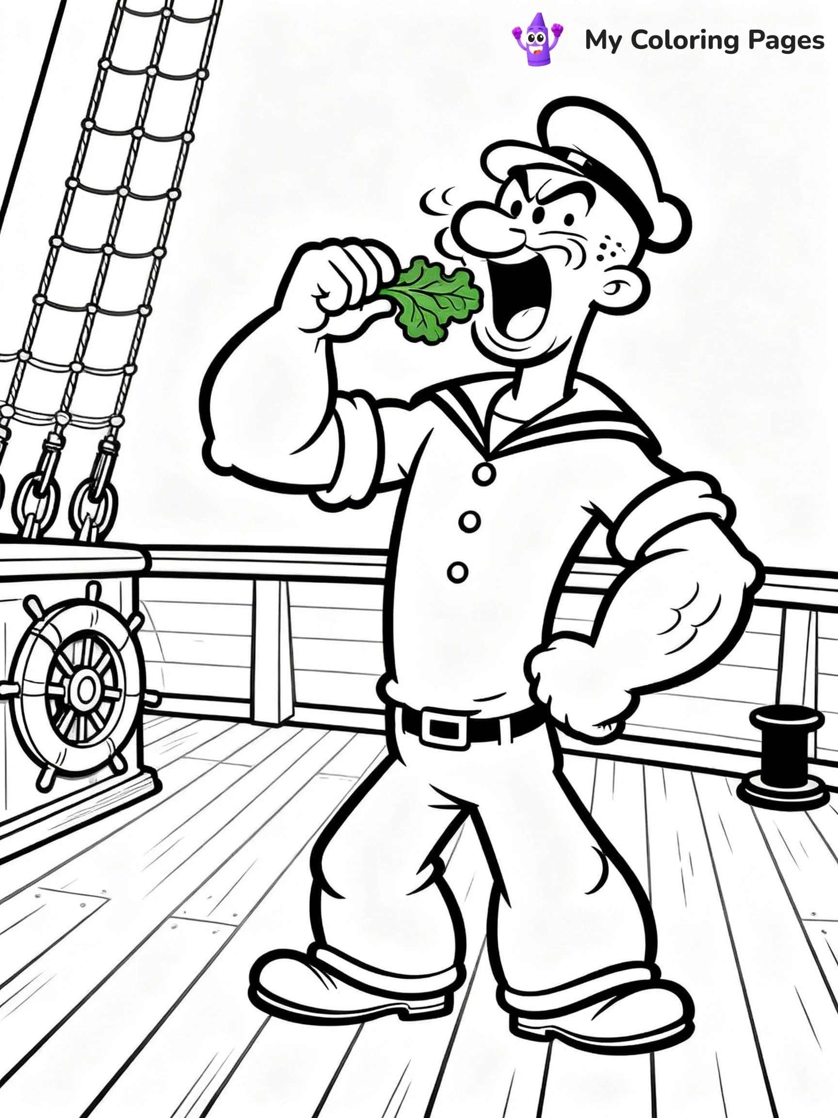 Popeye Coloring Pages - 10