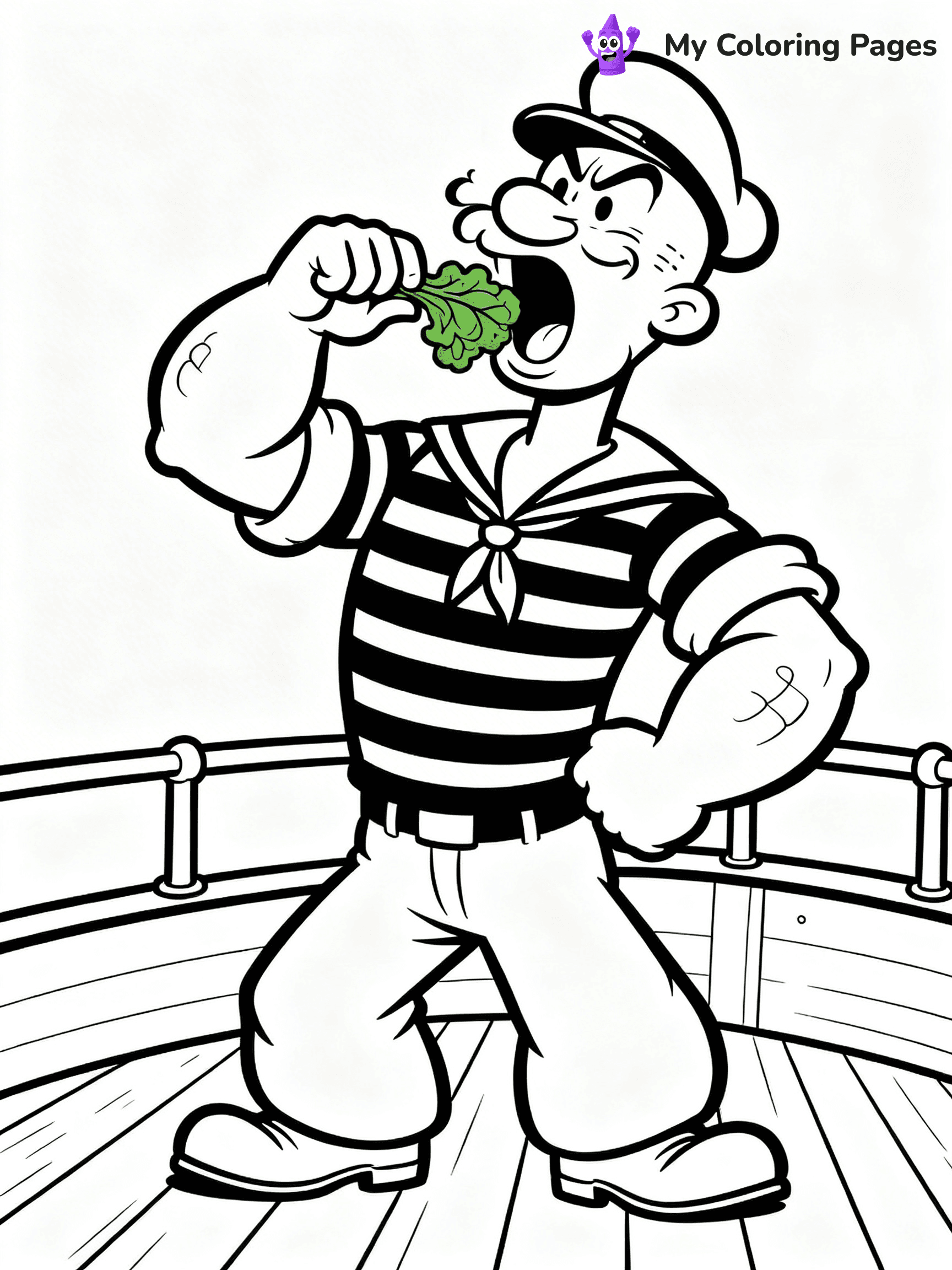 Popeye Coloring Pages - 9