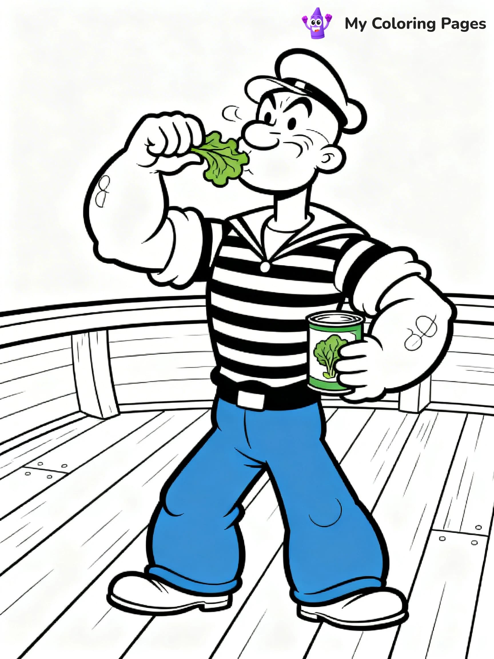 Popeye Coloring Pages - 8
