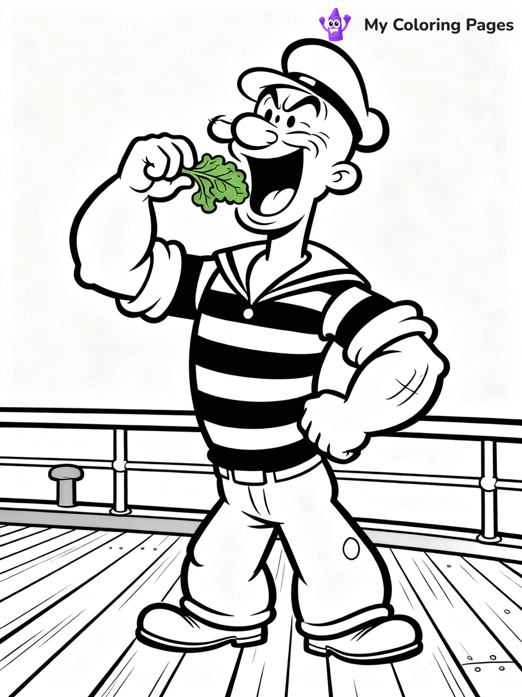 Popeye Coloring Pages - 7