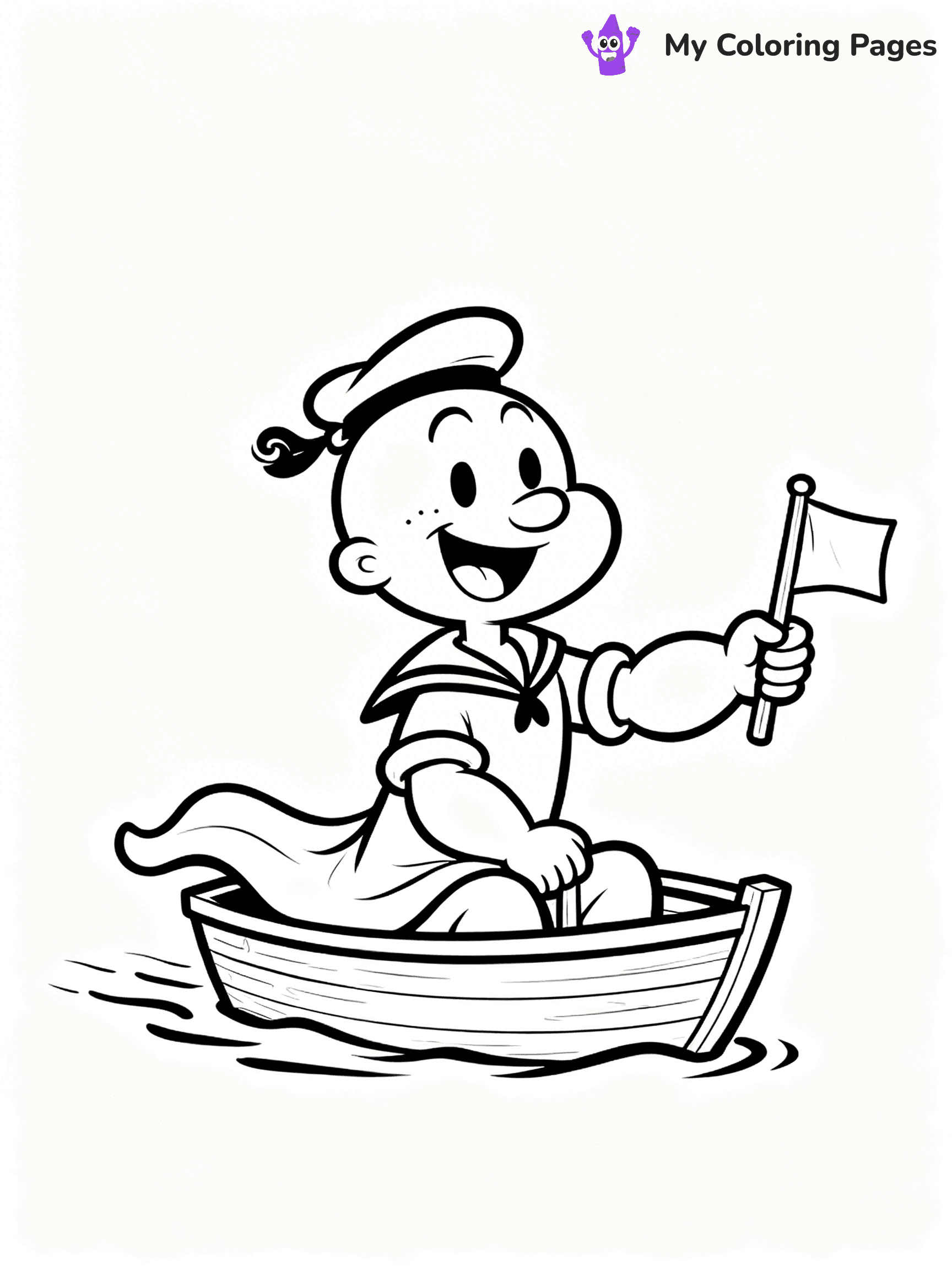 Popeye Coloring Pages - 3