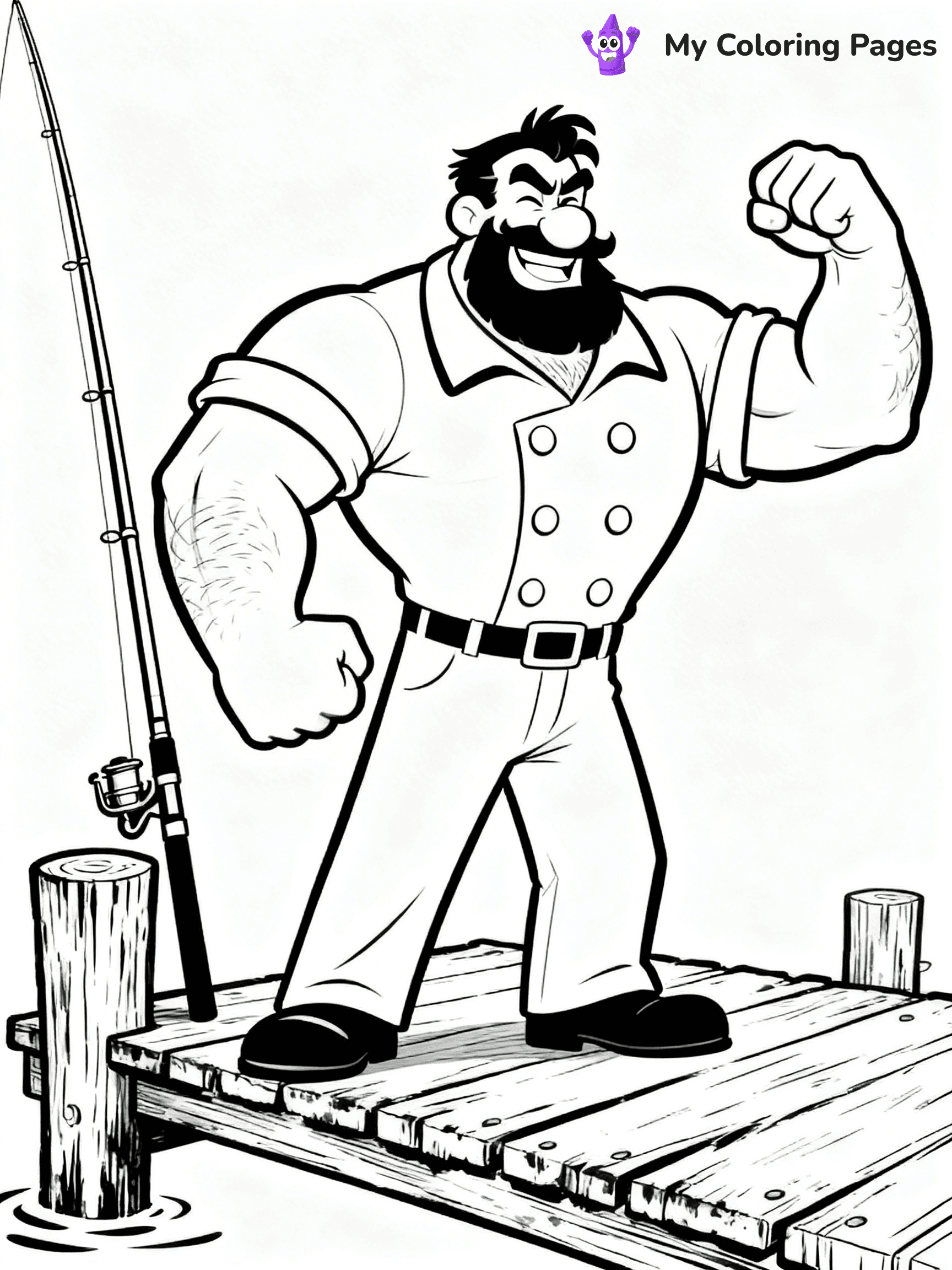 Popeye Coloring Pages - 2