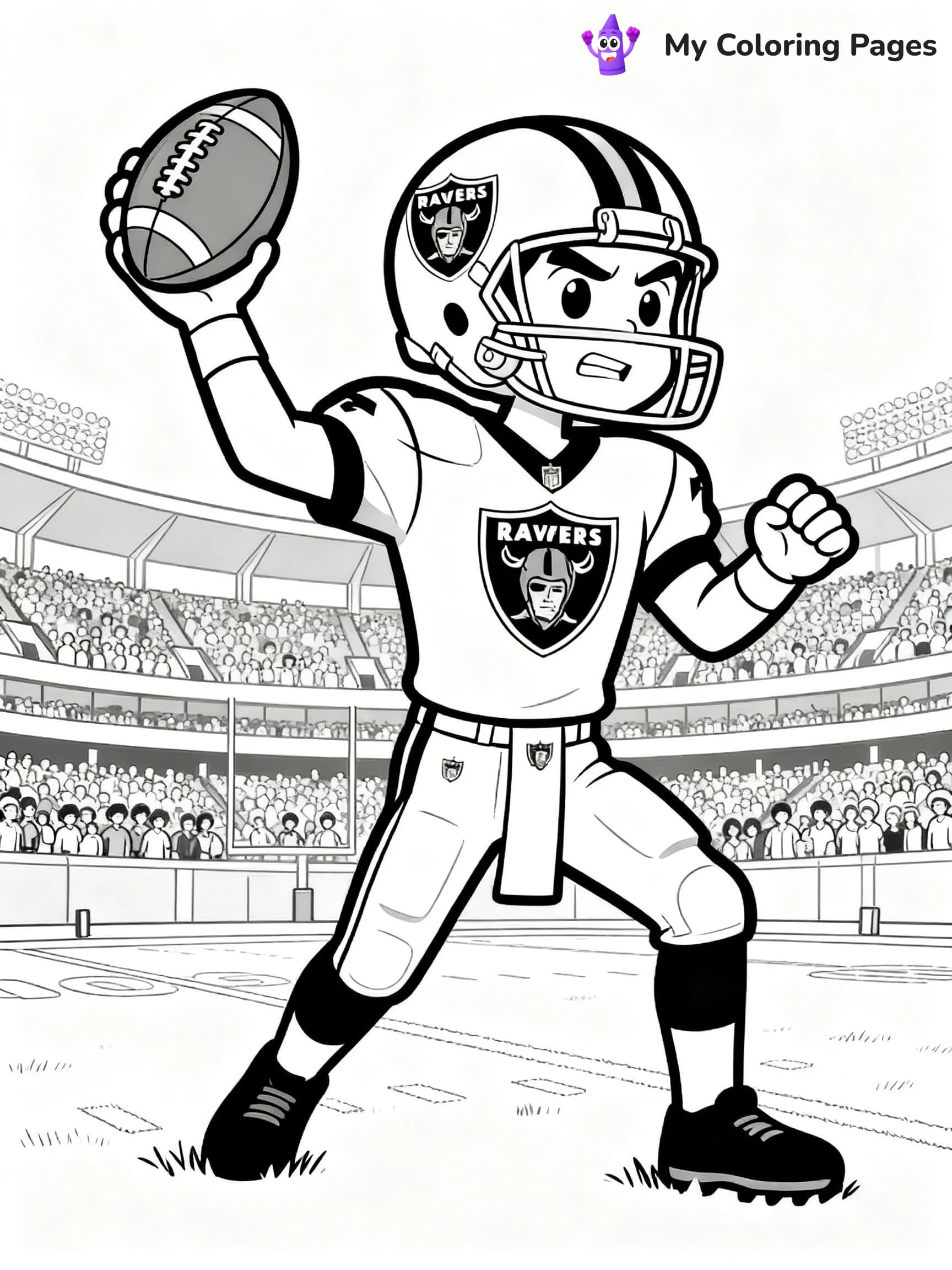 Raiders Coloring Pages - 1