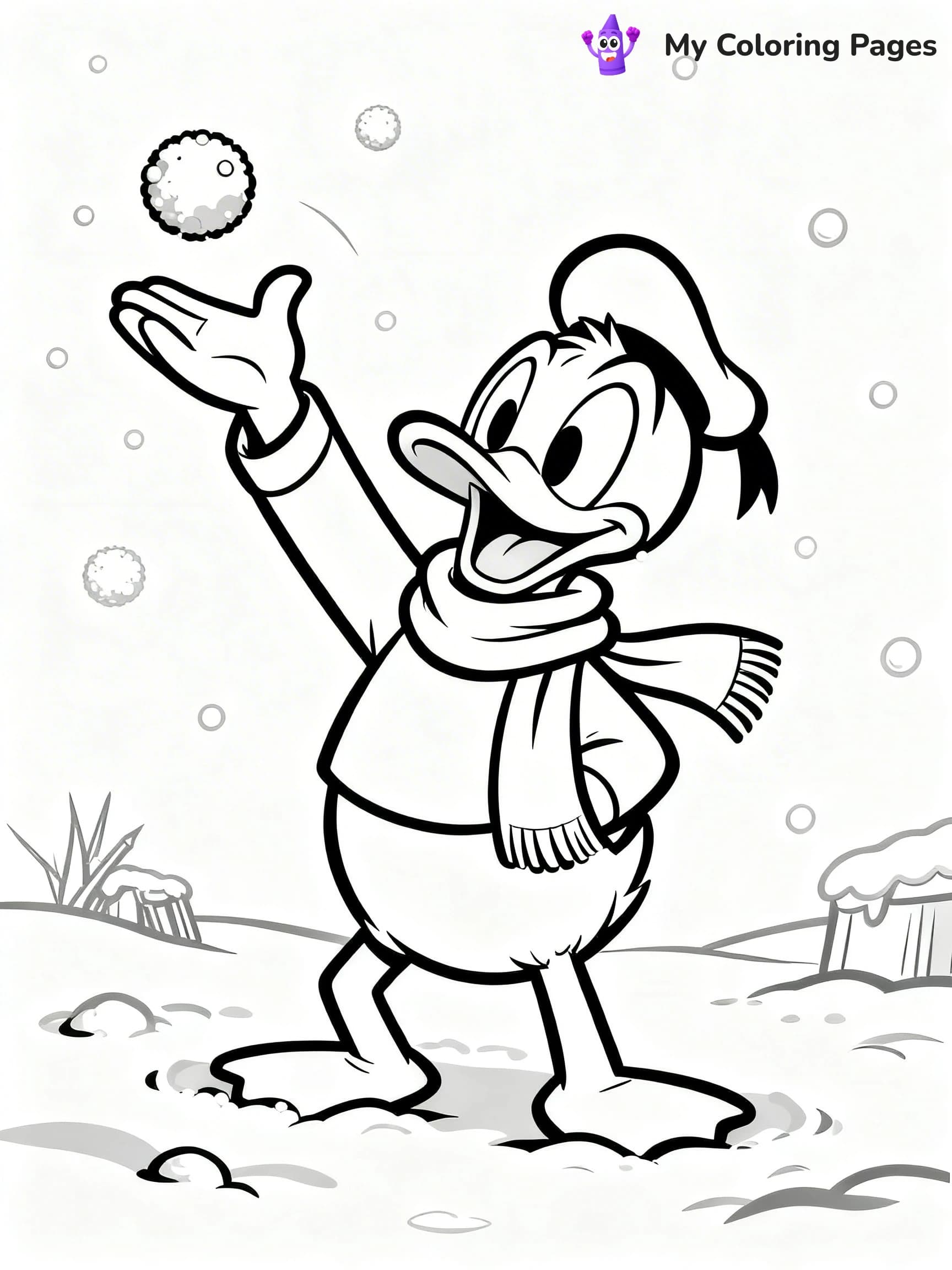 Mickey Mouse Christmas Coloring Pages - 24