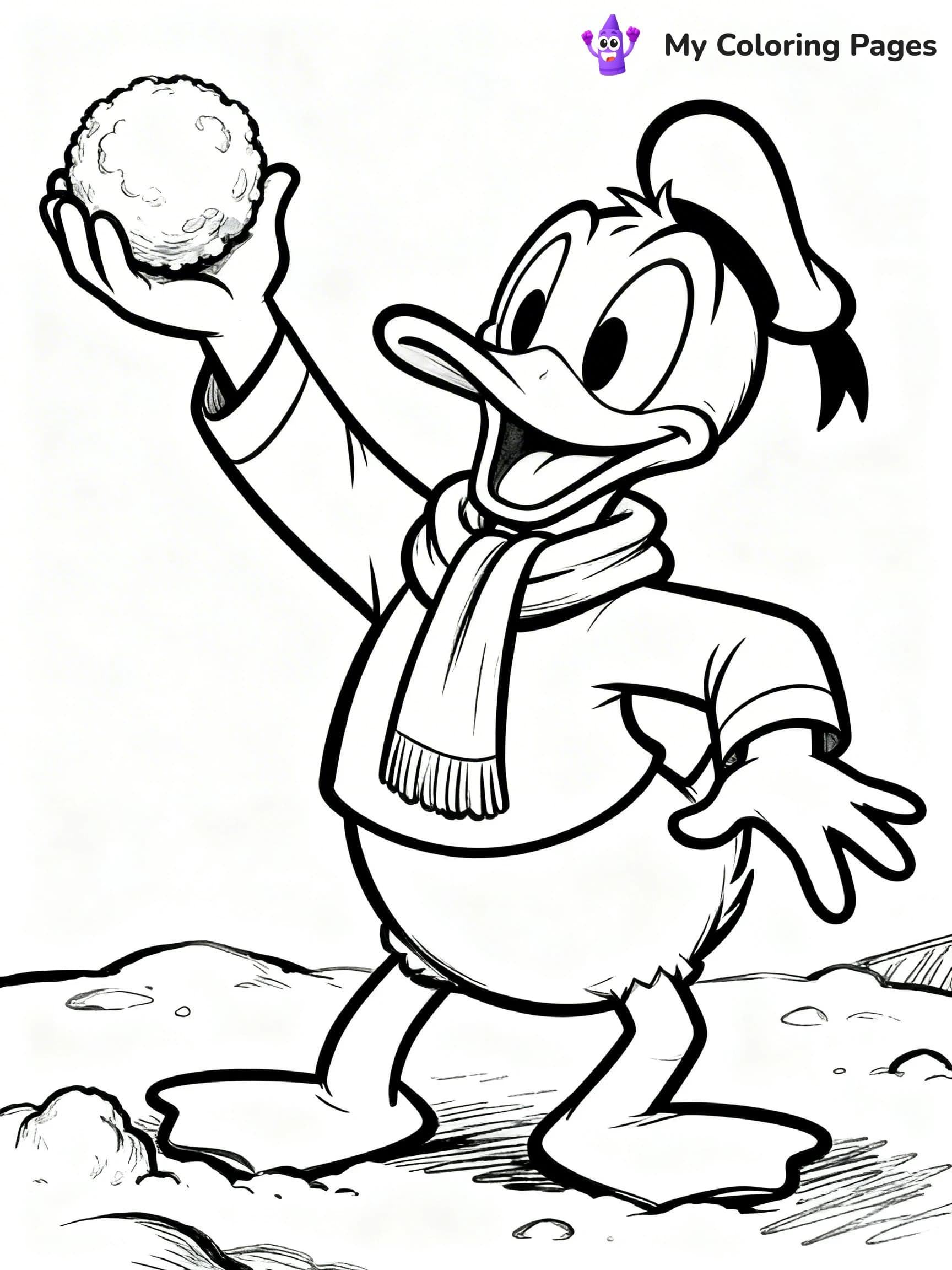 Mickey Mouse Christmas Coloring Pages - 23