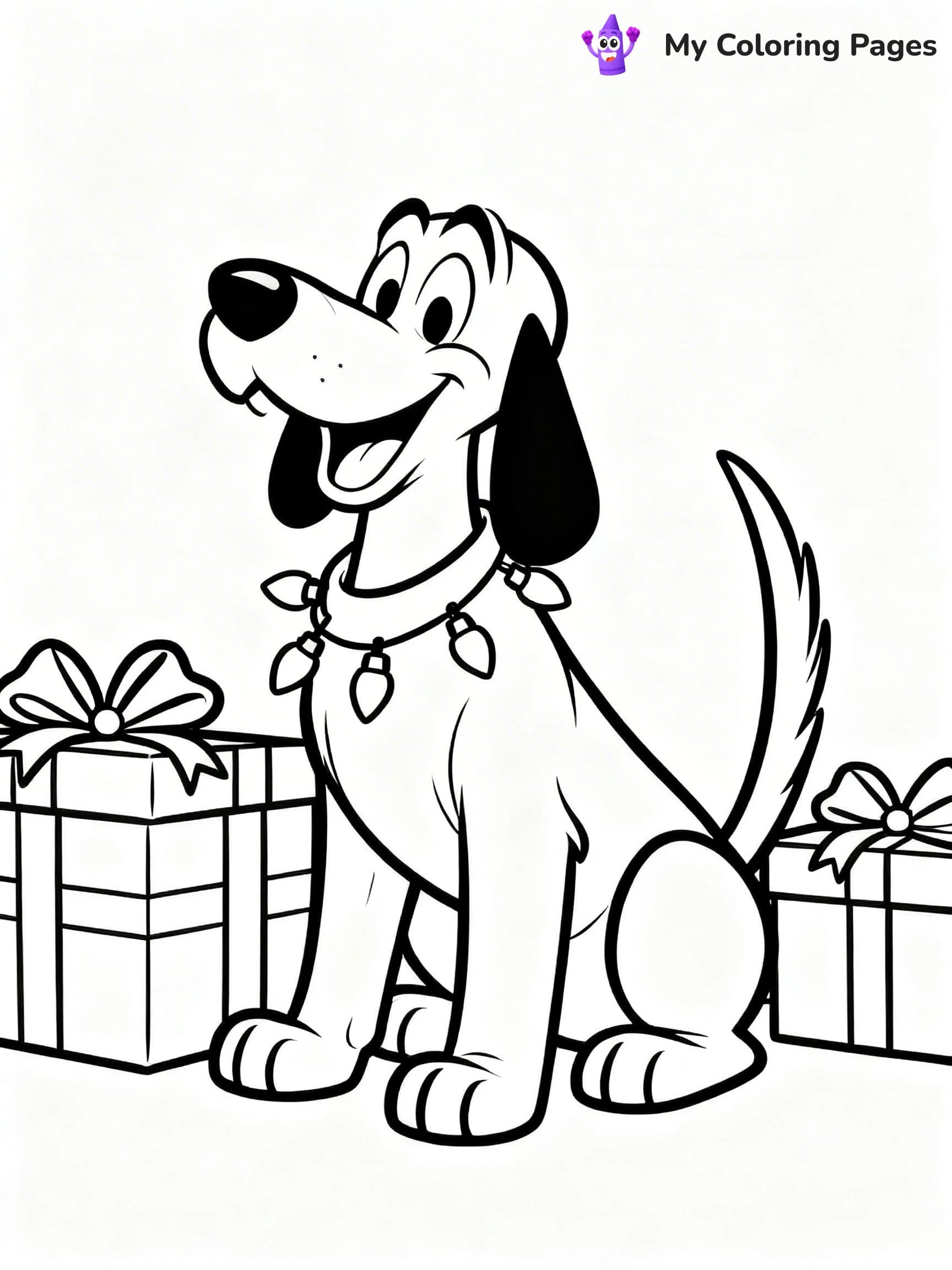 Mickey Mouse Christmas Coloring Pages - 10
