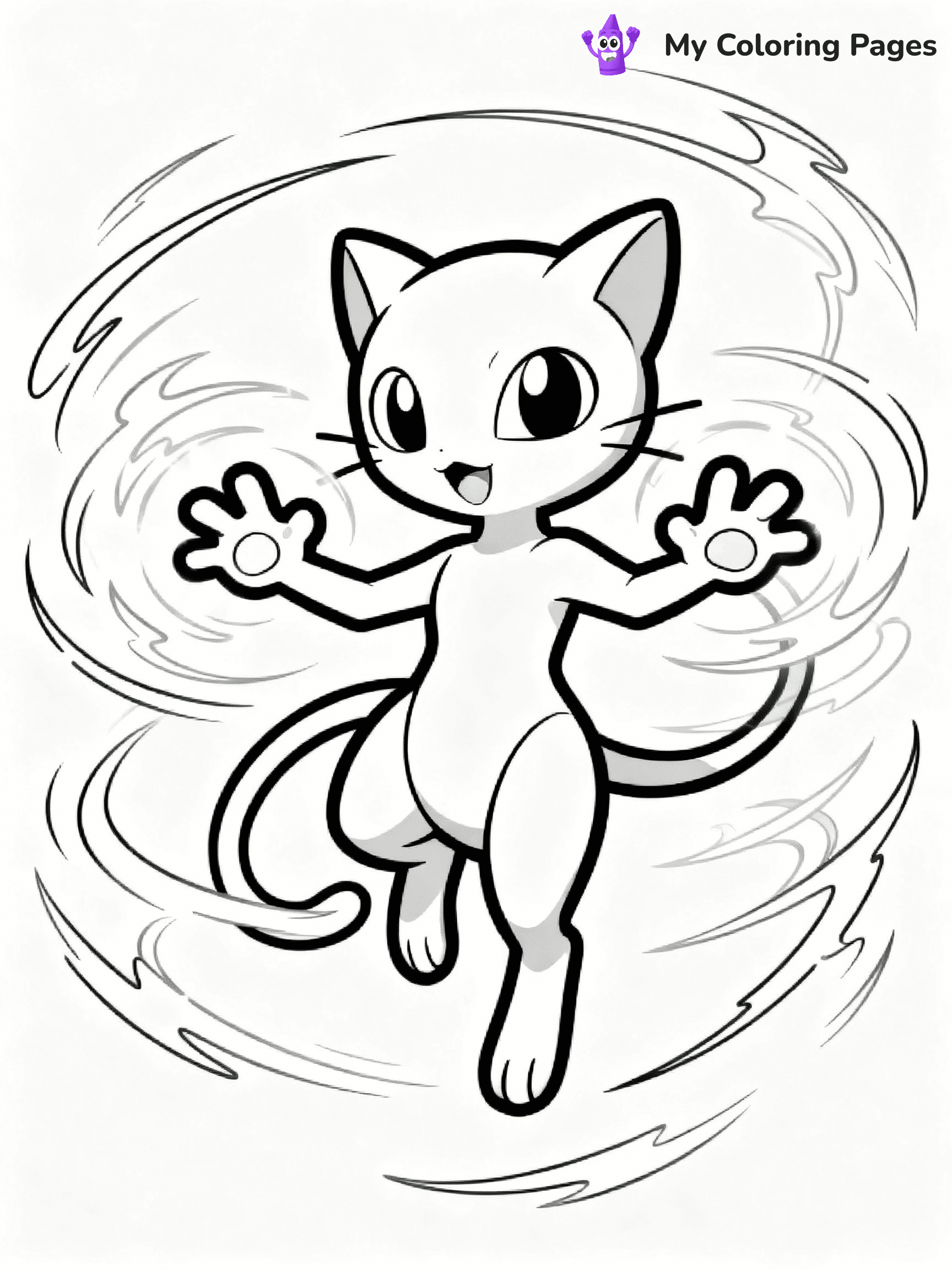 Mew Coloring Pages - 17