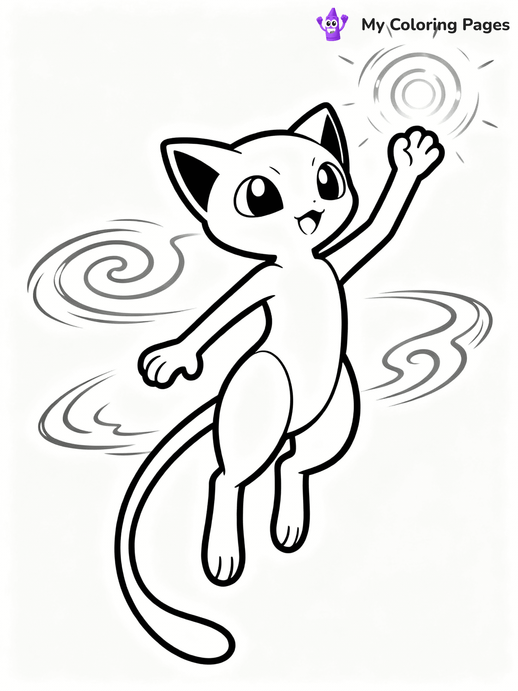 Mew Coloring Pages - 15