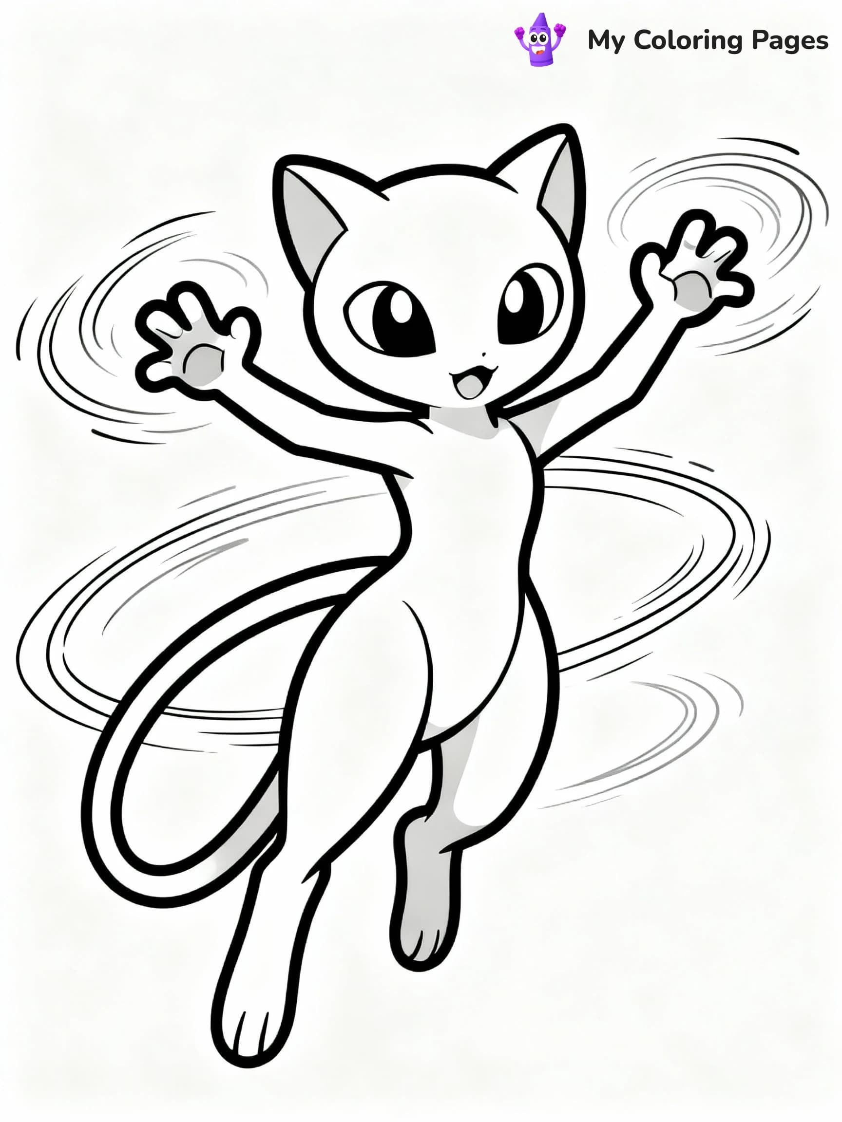 Mew Coloring Pages - 13