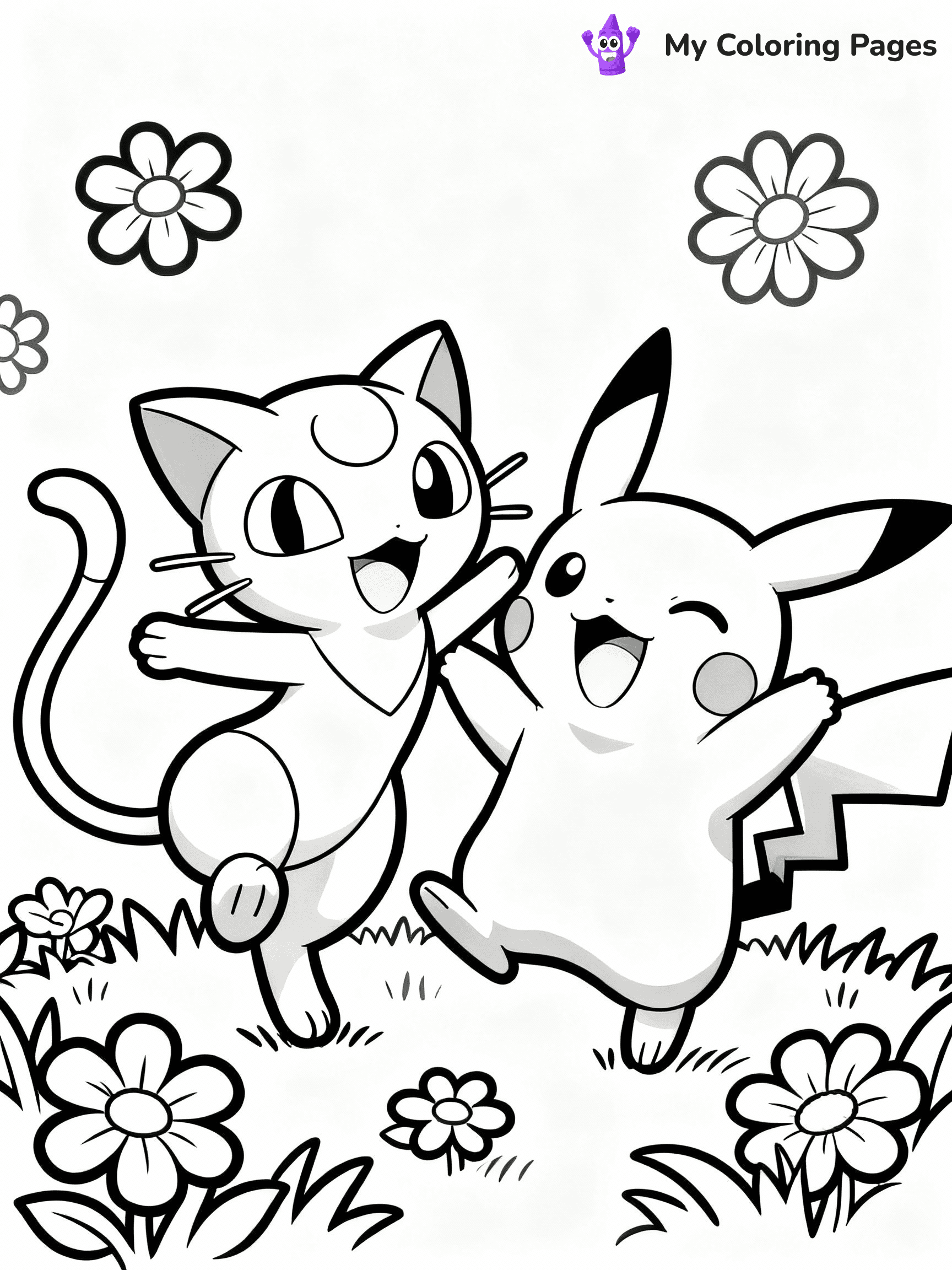 Mew Coloring Pages - 11