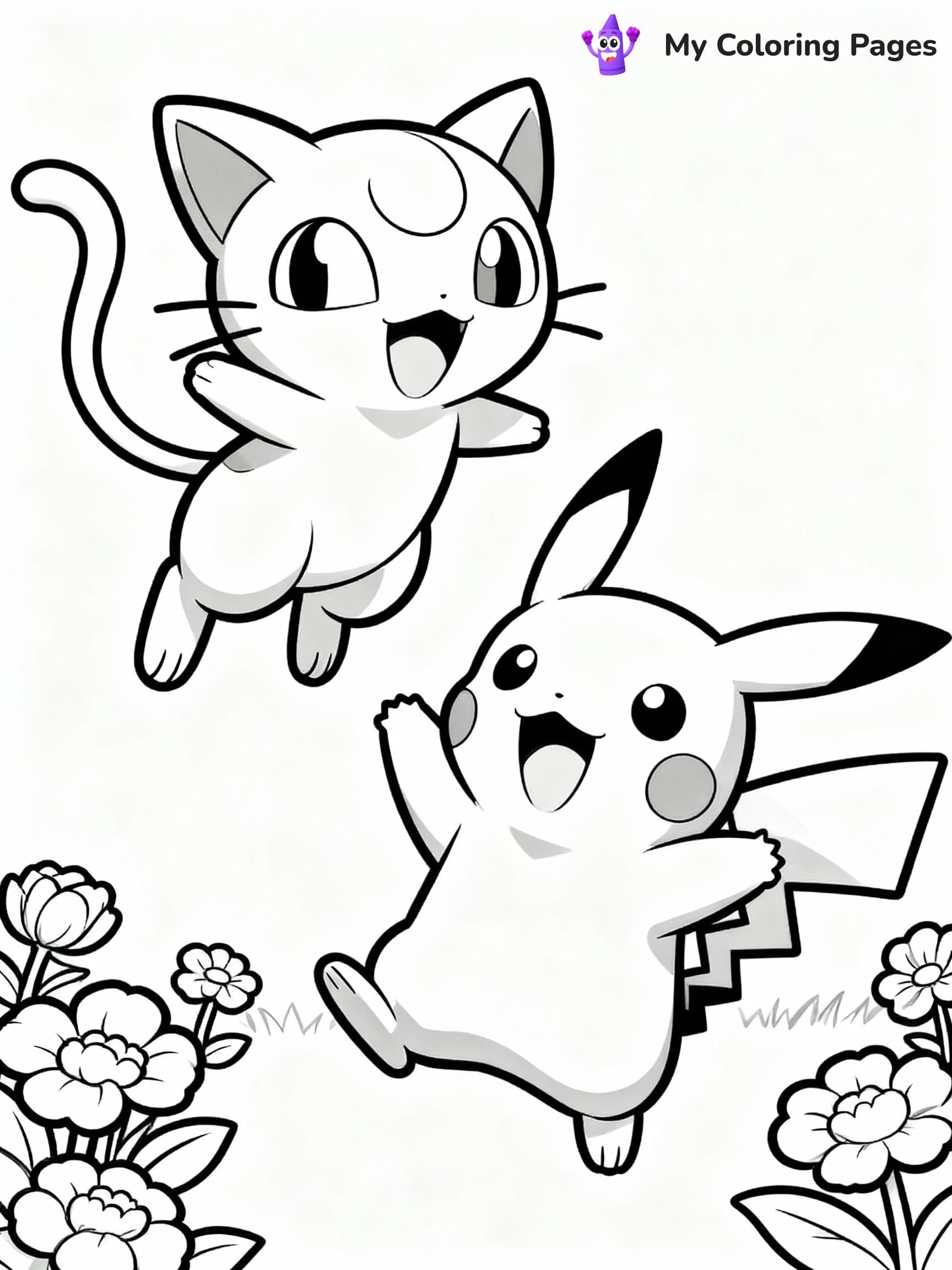 Mew Coloring Pages - 9