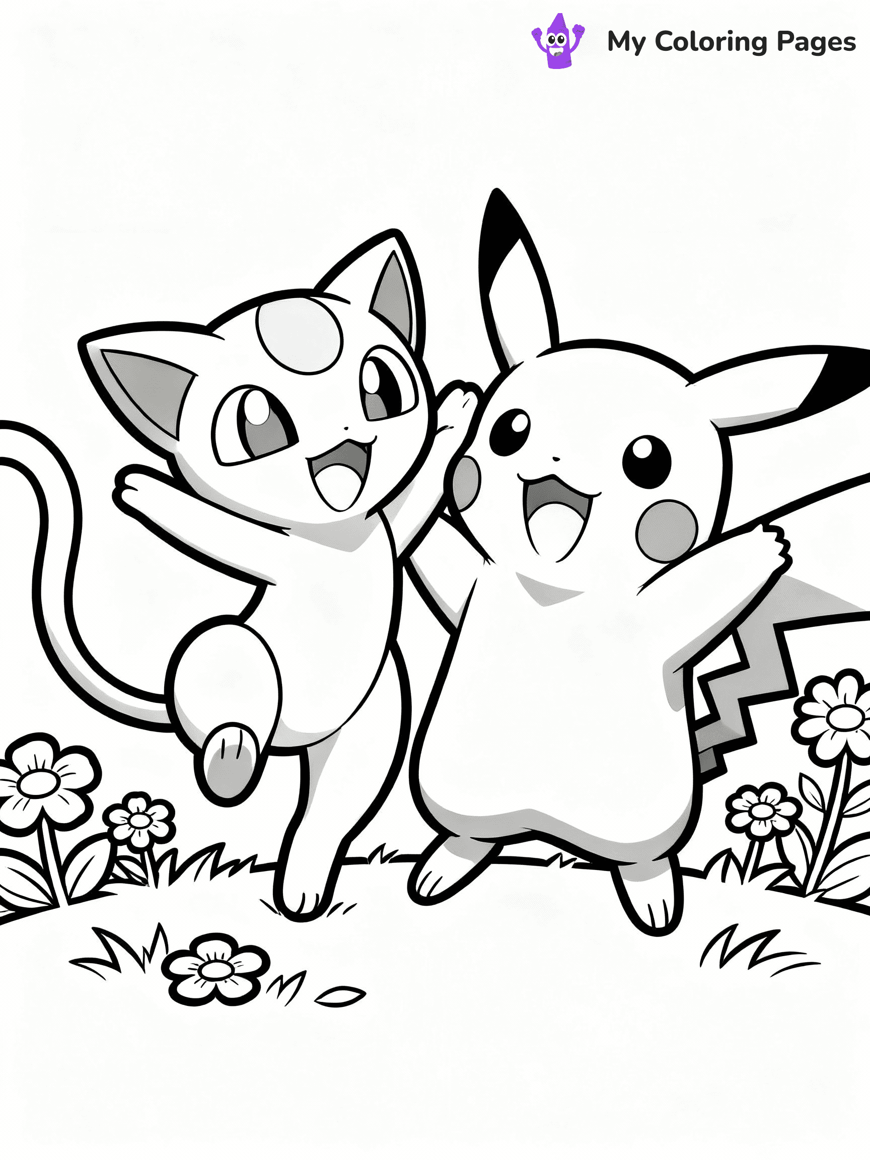 Mew Coloring Pages - 8