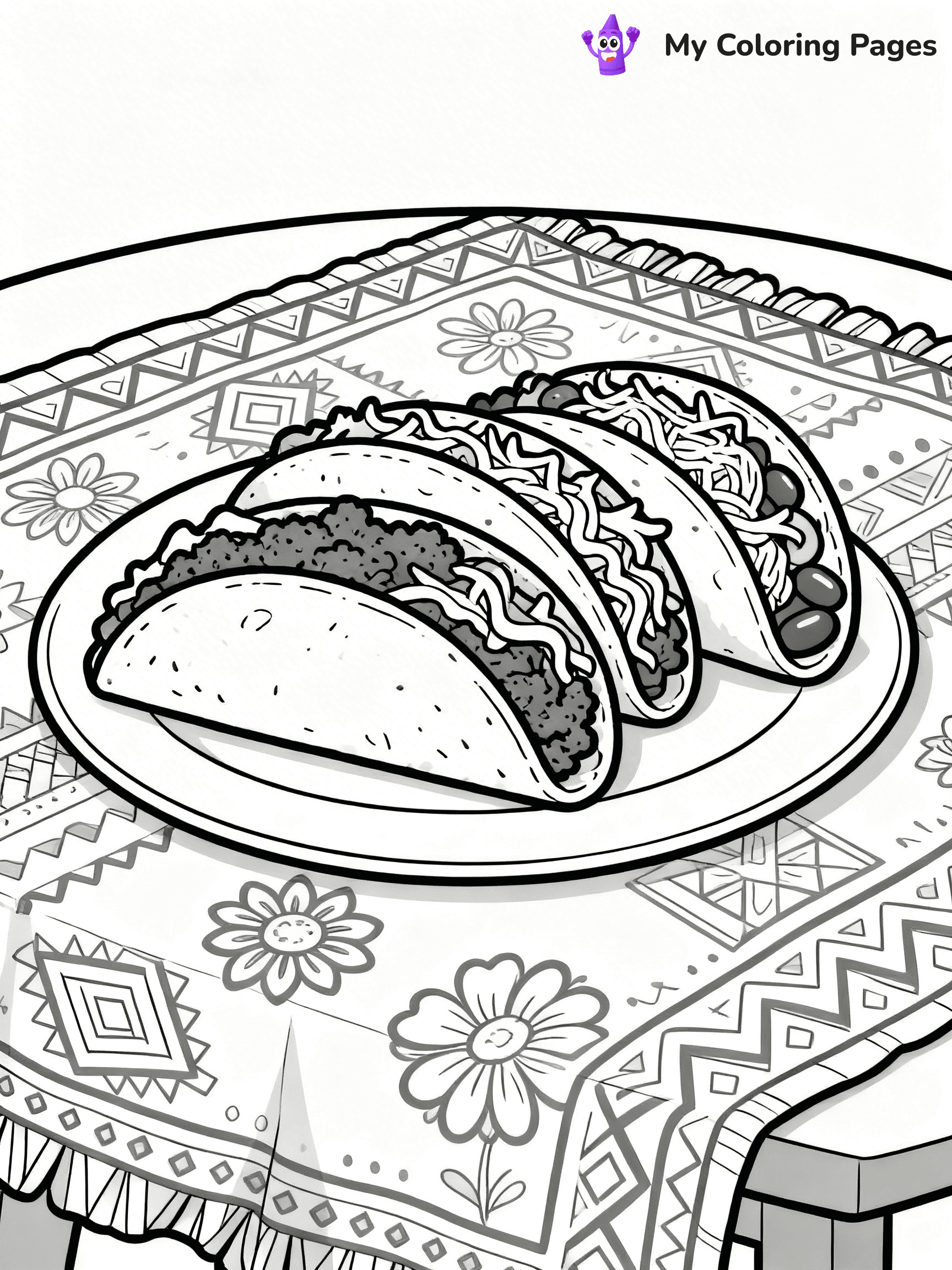 Mexican Coloring Pages - 108