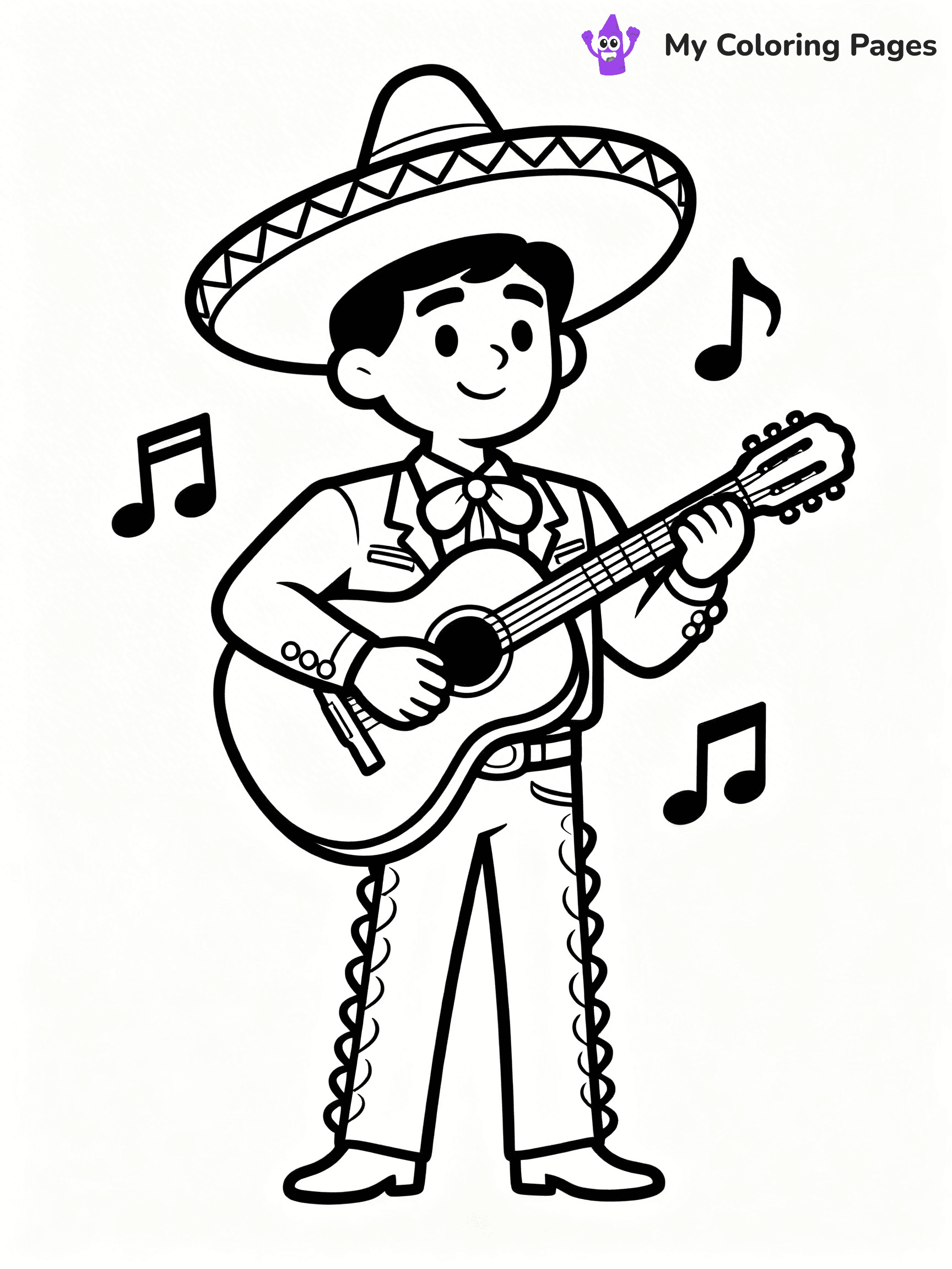 Mexican Coloring Pages - 100