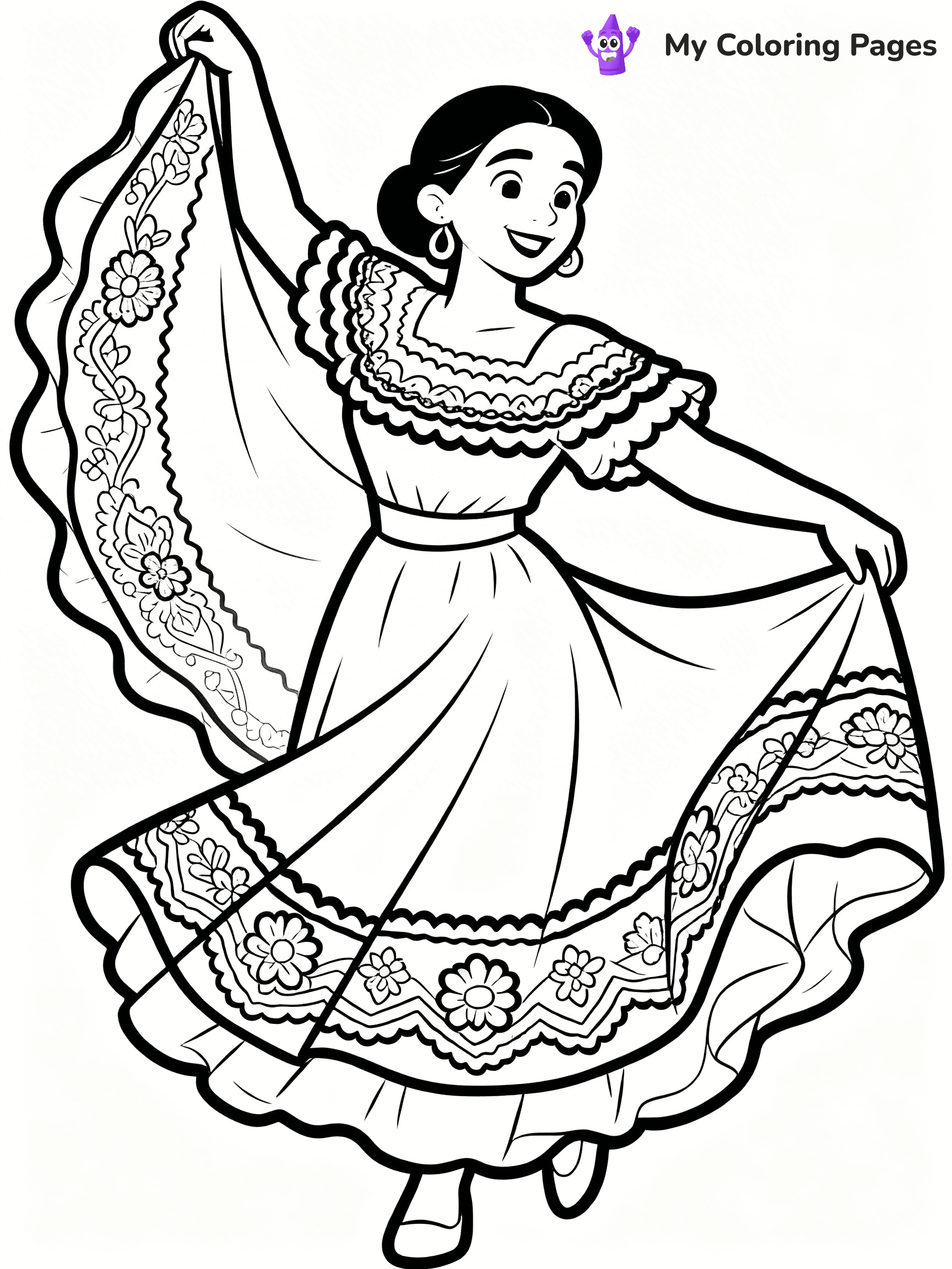 Mexican Coloring Pages - 63