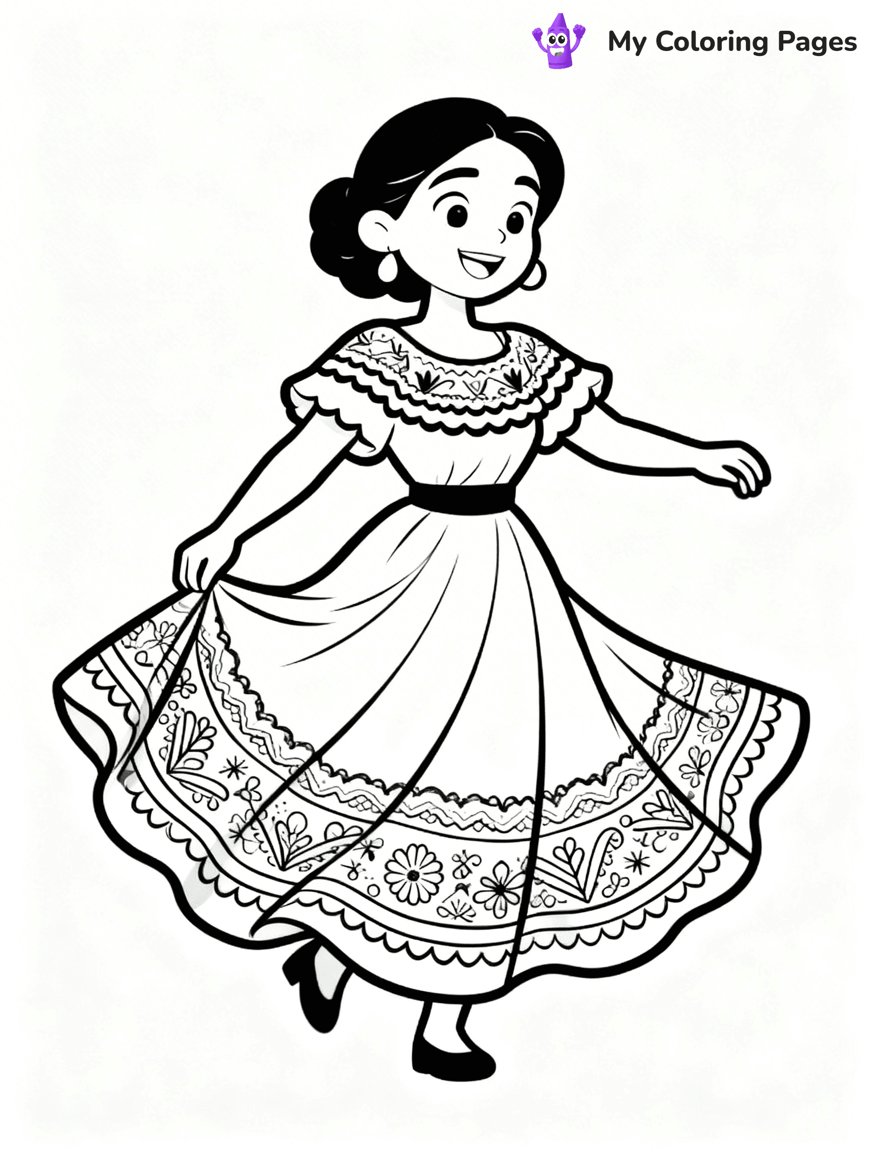Mexican Coloring Pages - 62