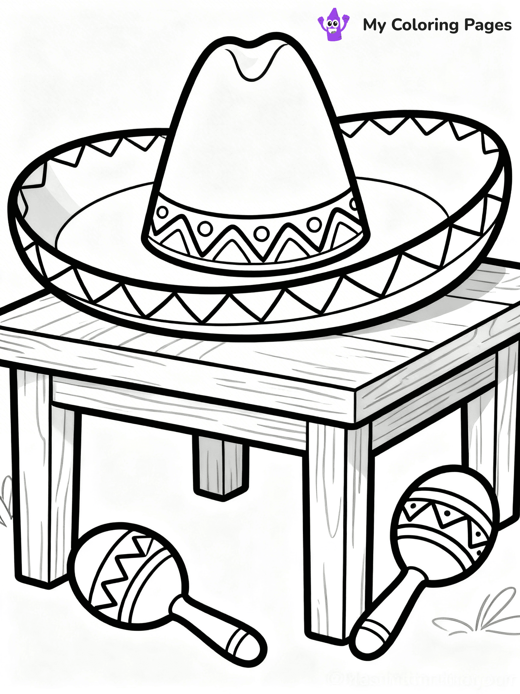 Mexican Coloring Pages - 47