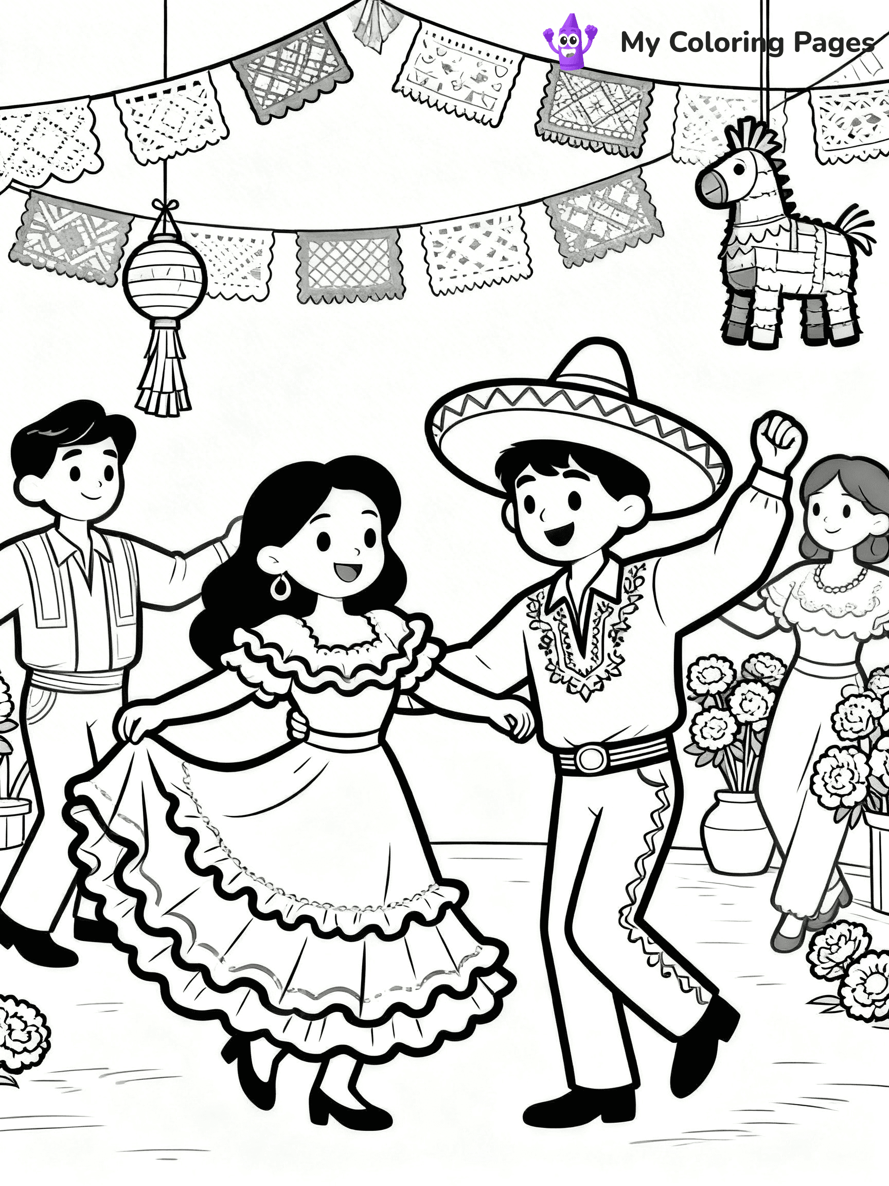 Mexican Coloring Pages - 38