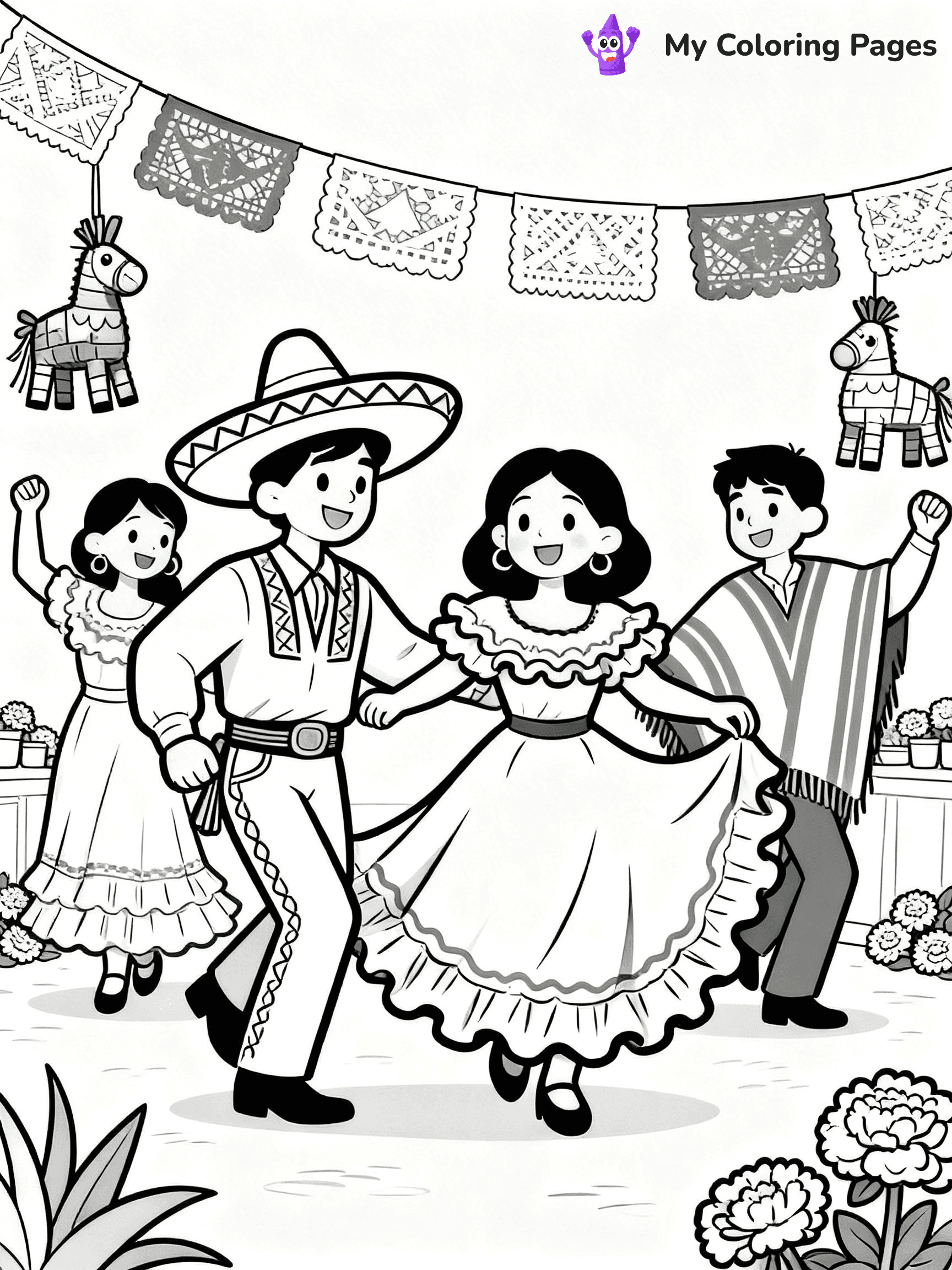 Mexican Coloring Pages - 35