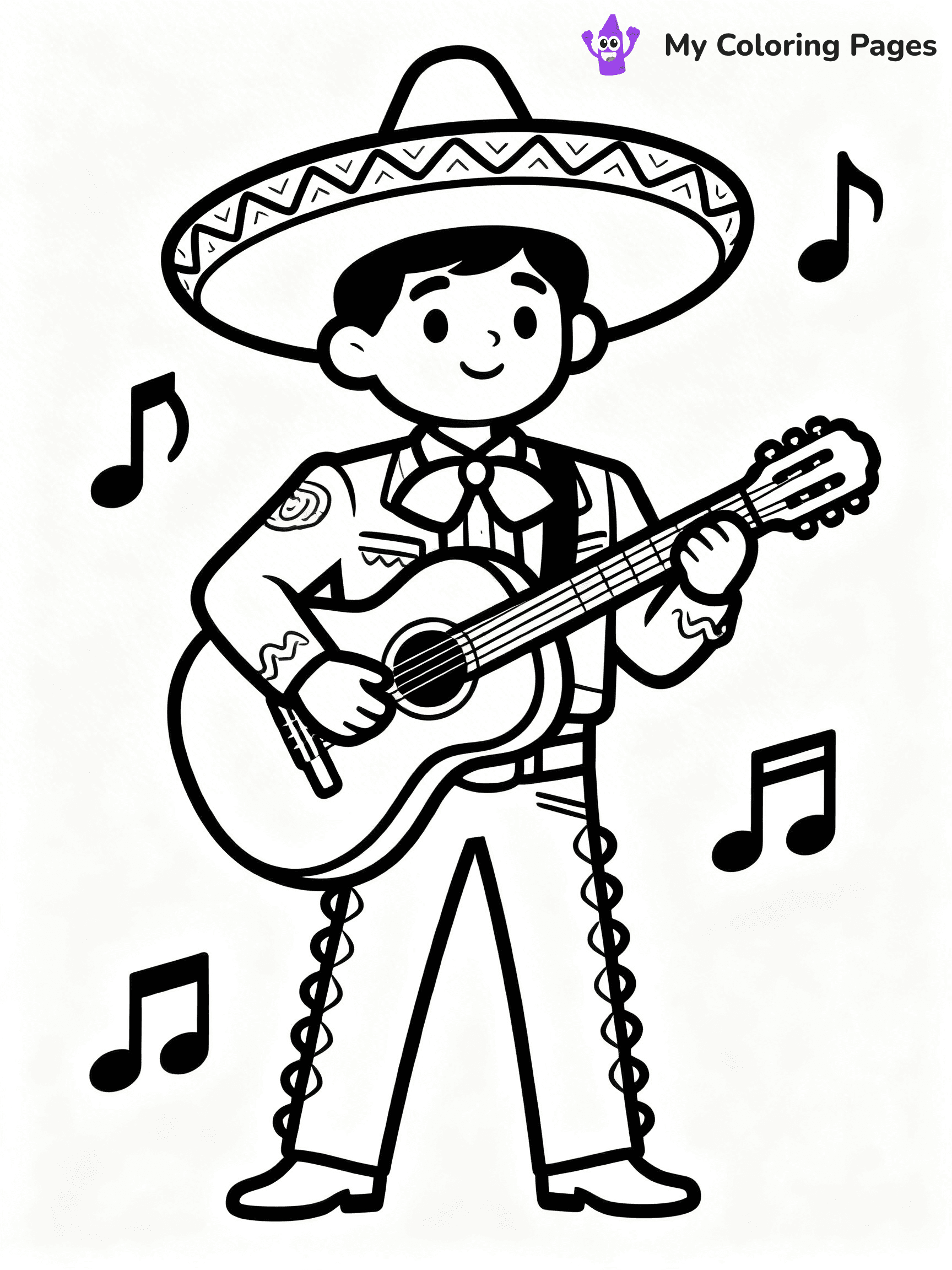 Mexican Coloring Pages - 1