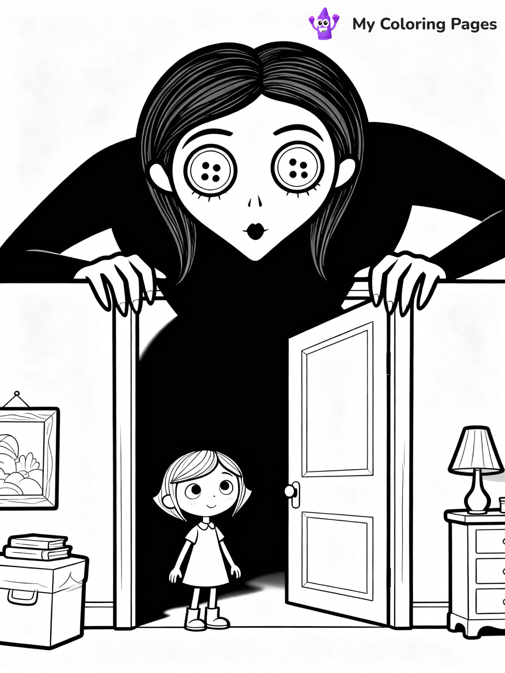 Coraline Coloring Pages - 23