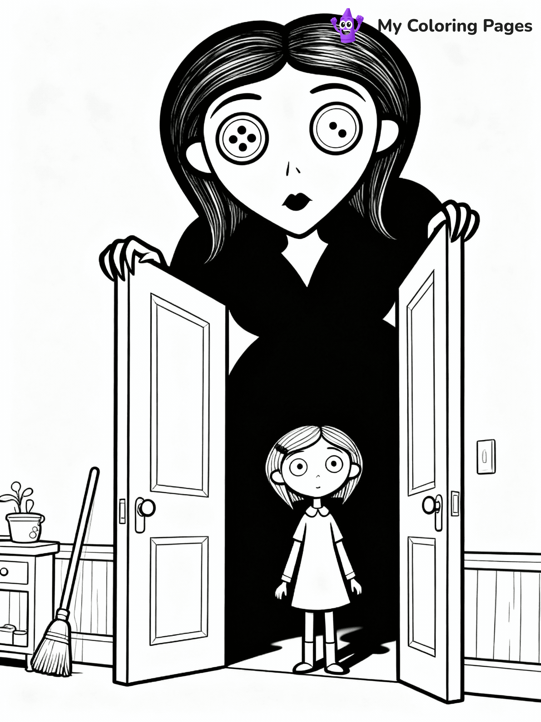 Coraline Coloring Pages - 21