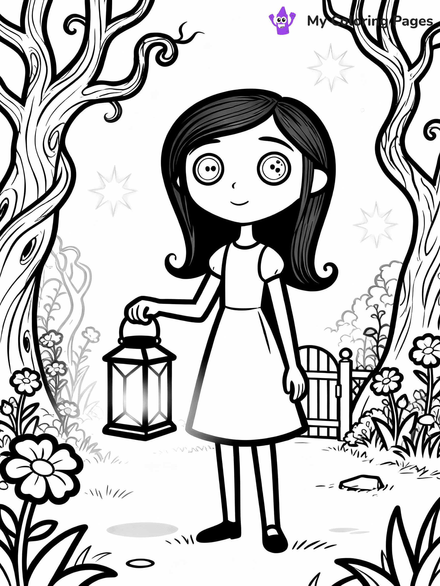 Coraline Coloring Pages - 15