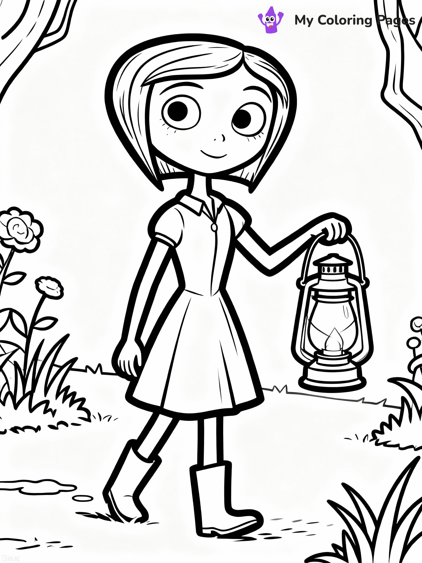Coraline Coloring Pages - 14