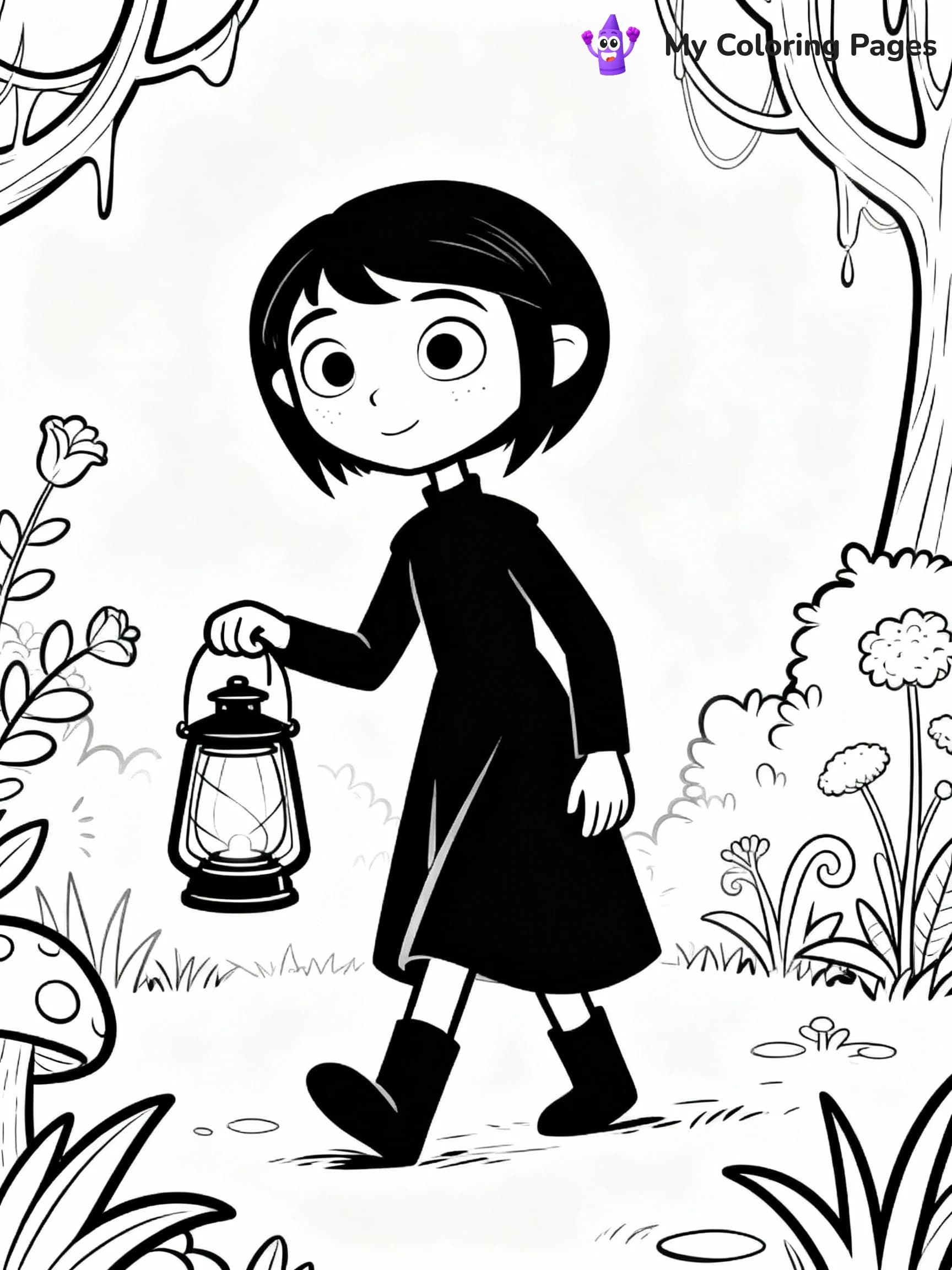 Coraline Coloring Pages - 12