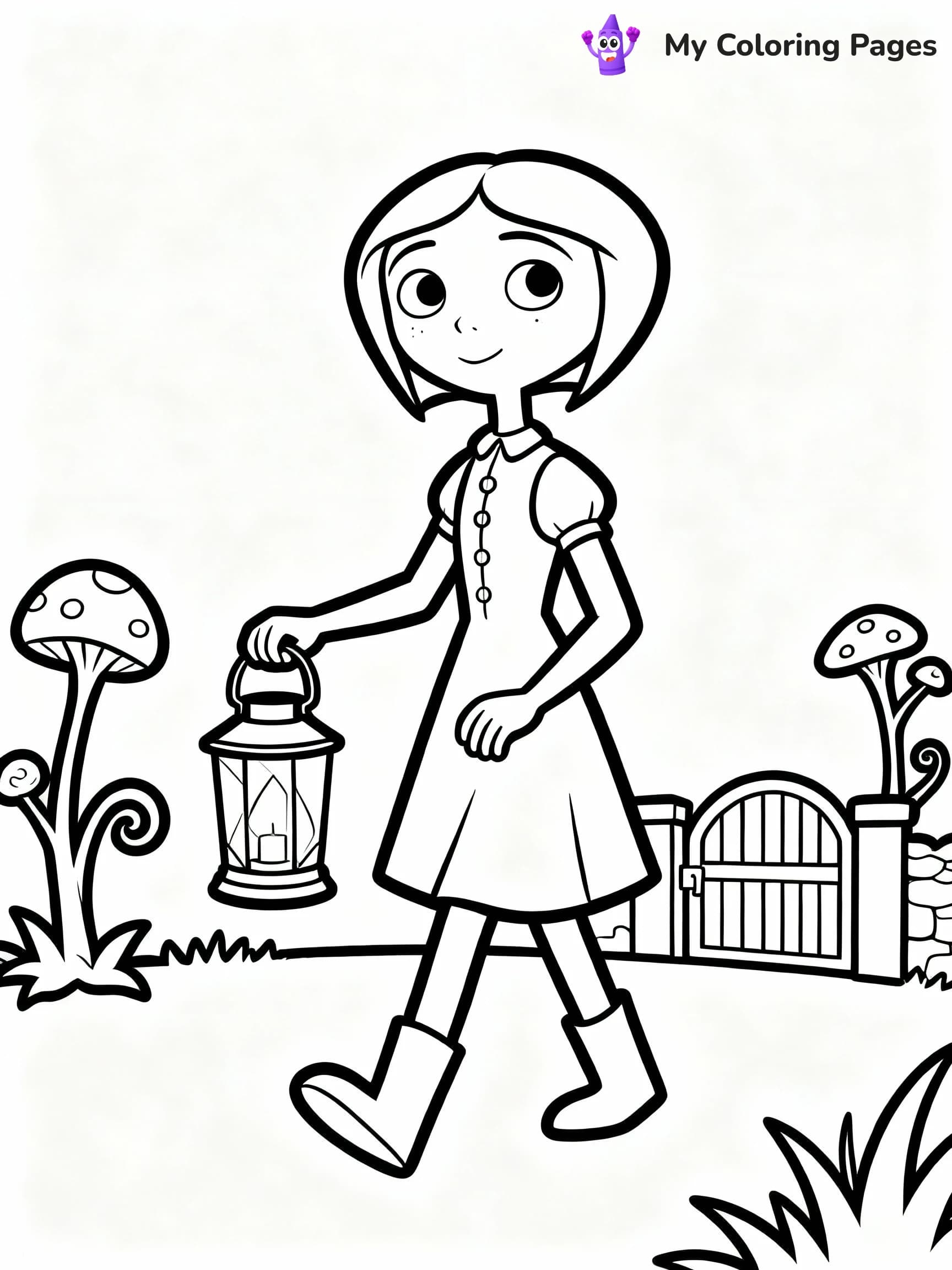 Coraline Coloring Pages - 11