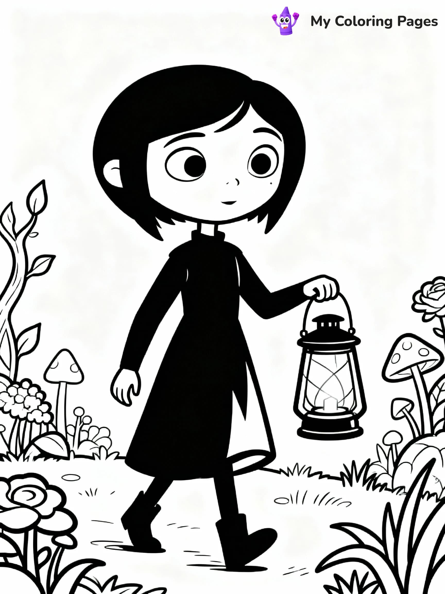 Coraline Coloring Pages - 10
