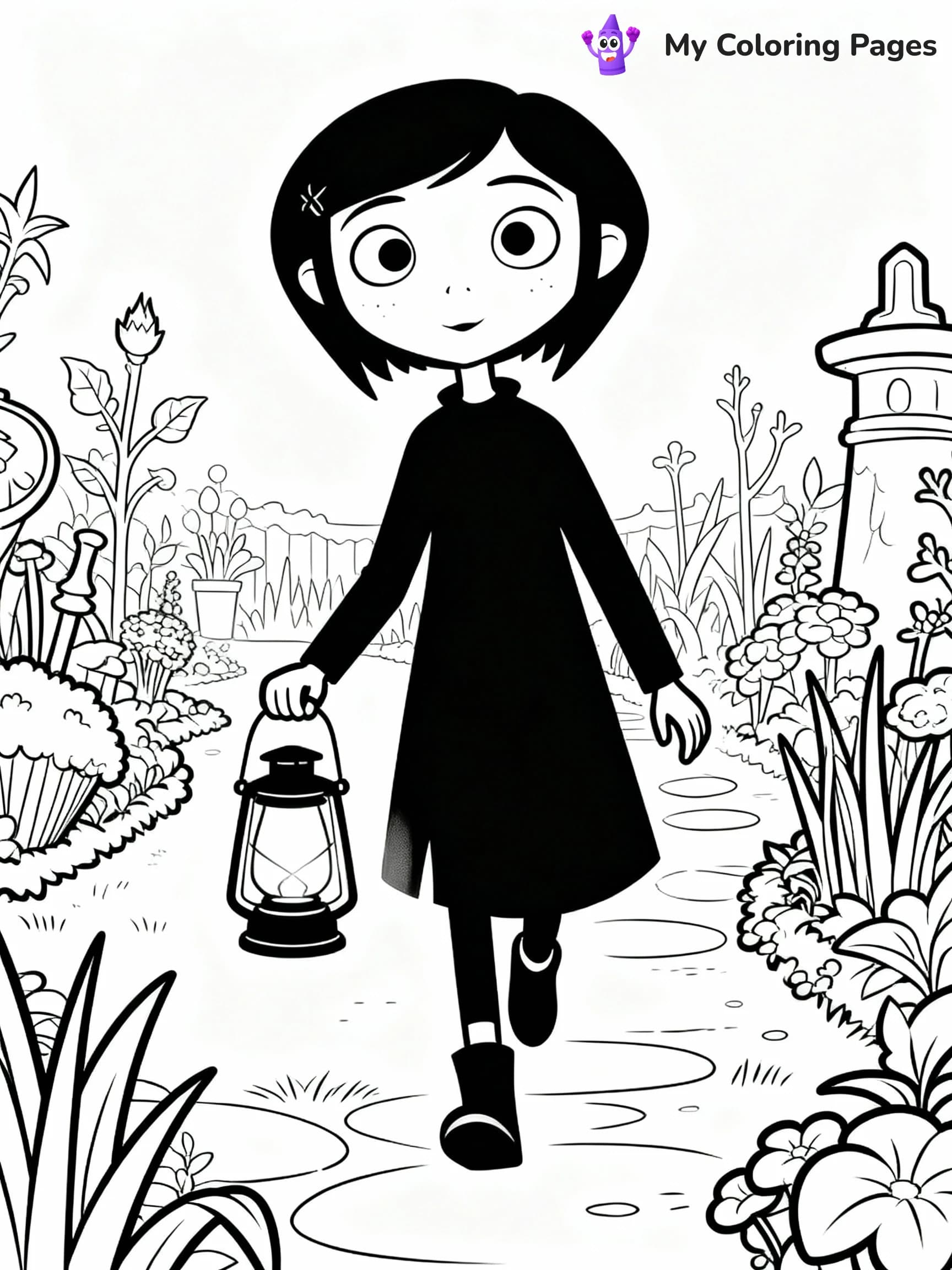 Coraline Coloring Pages - 9
